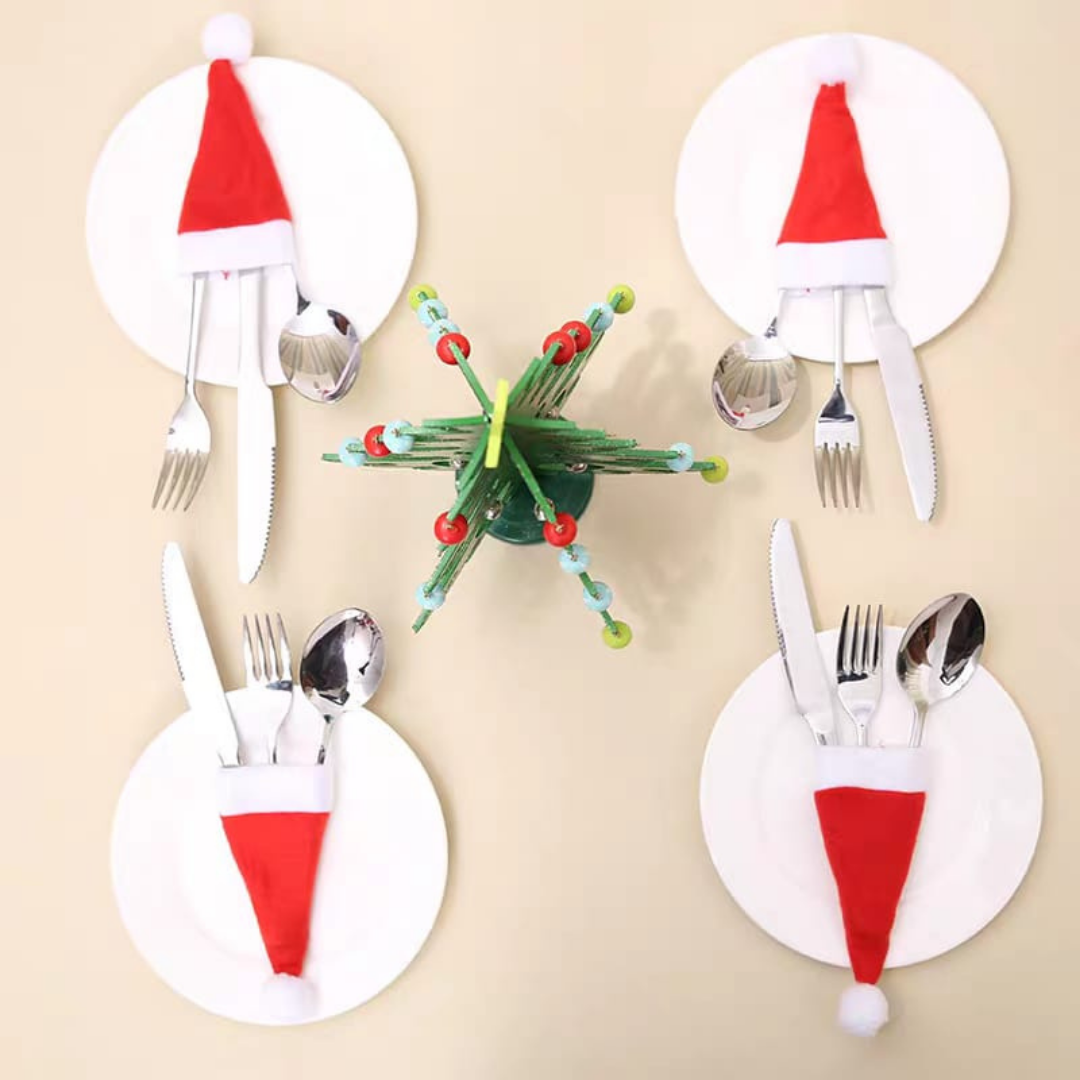 Christmas cutleries holder