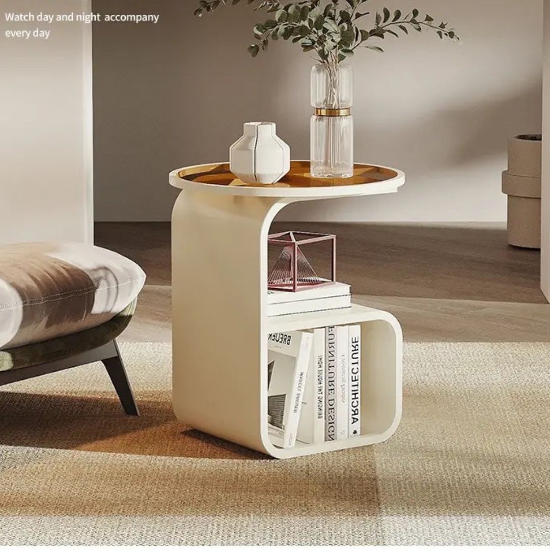 Glass Sofa Side Table