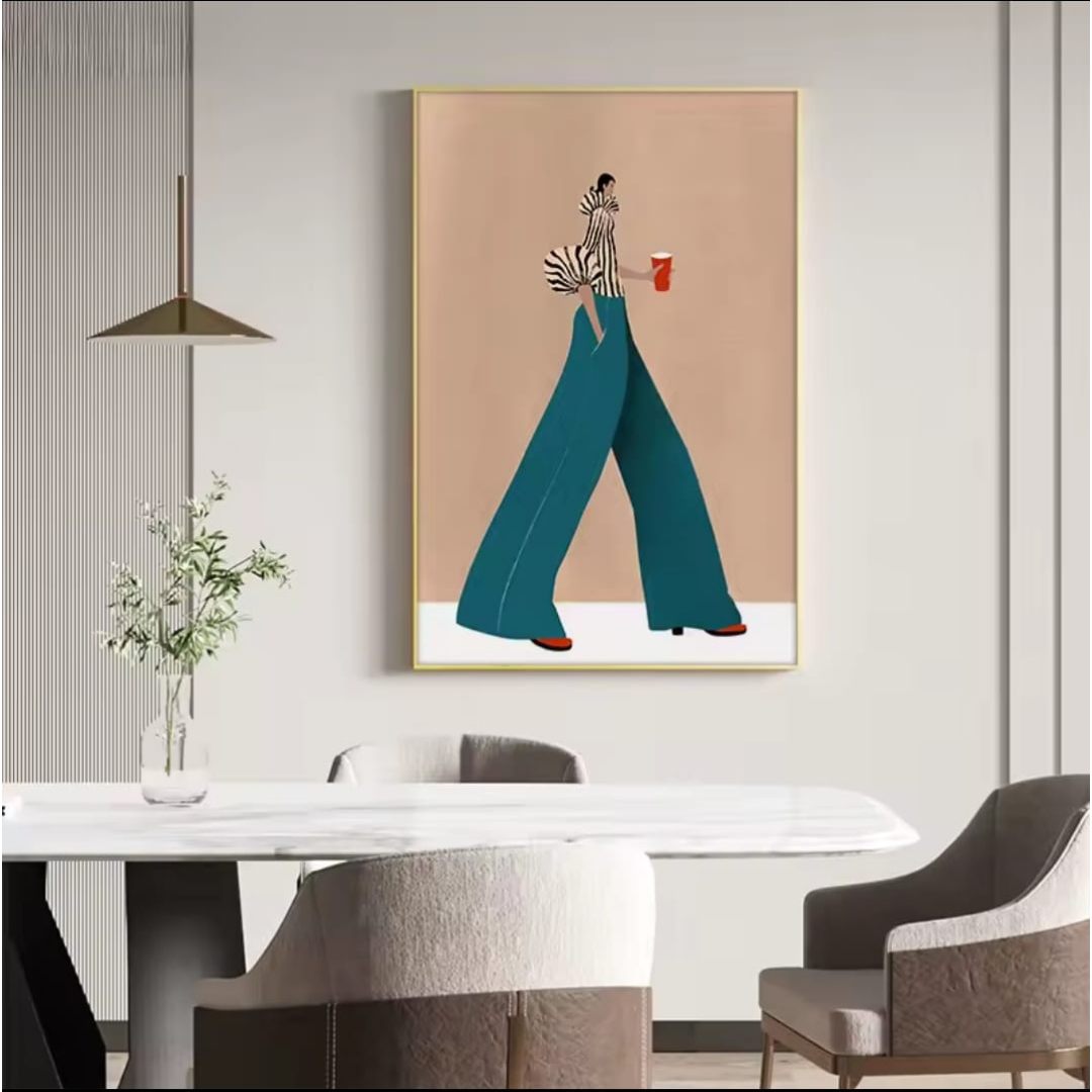 Woomy modern canvas painting, posters and prints