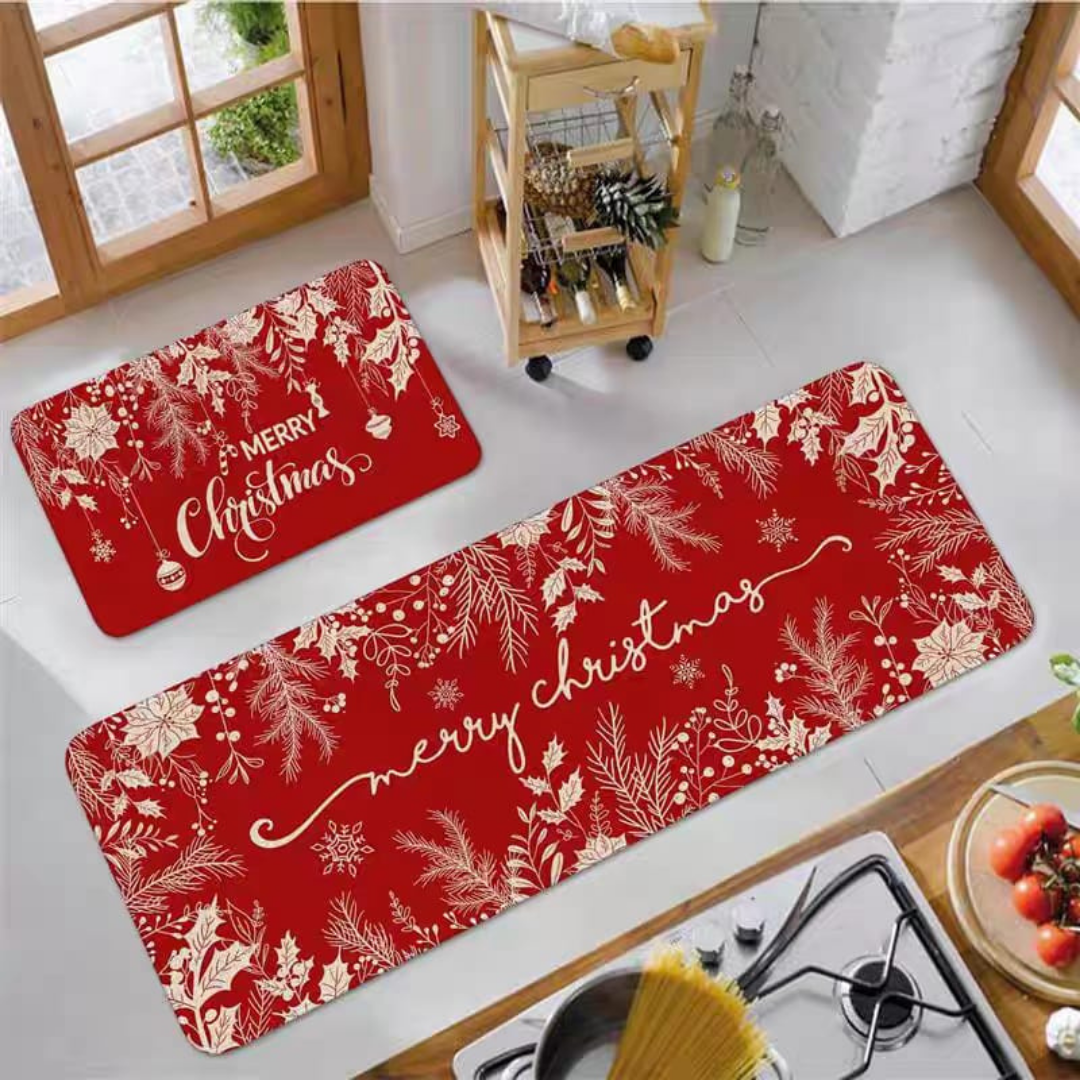 Christmas kitchen mat