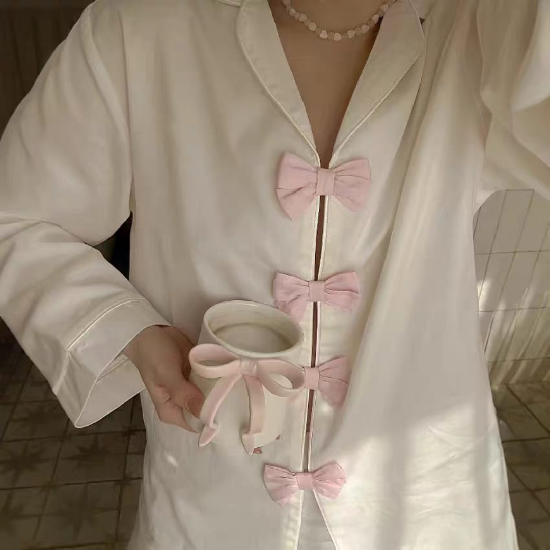 Bow pajama set