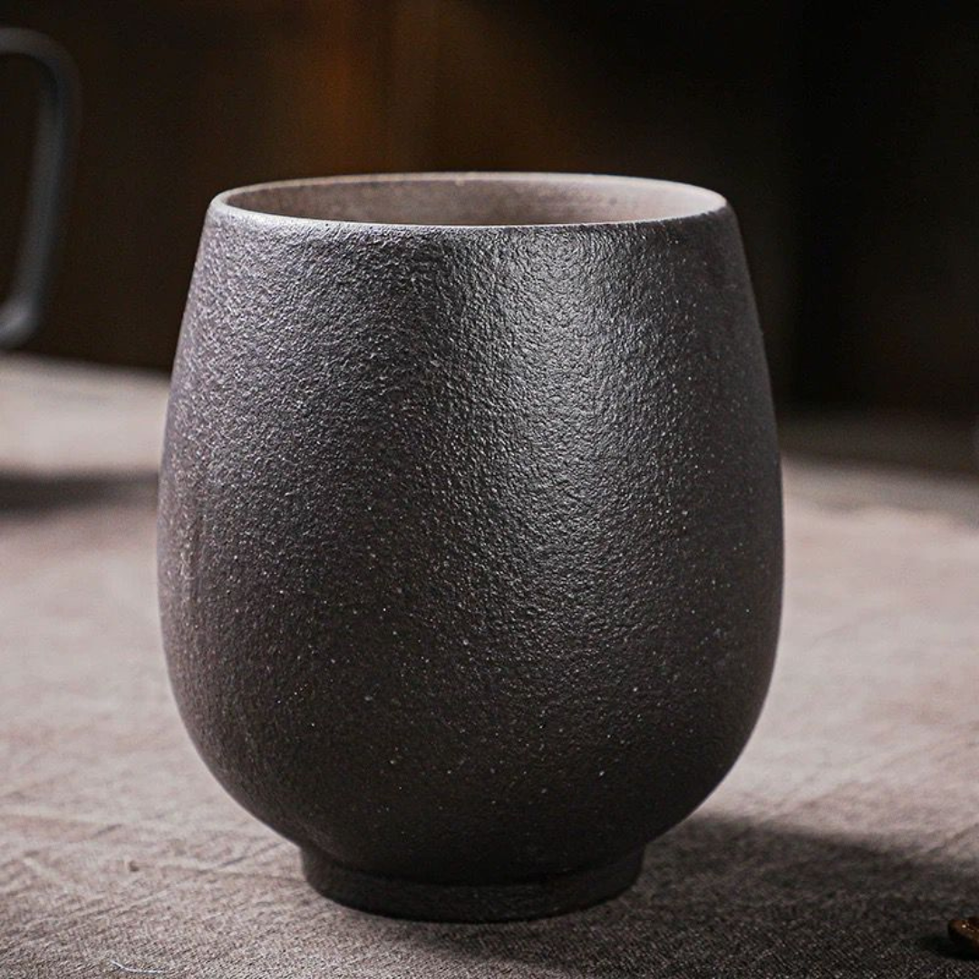 The unique ceramic cups set of 5 pcs 180 ml each
