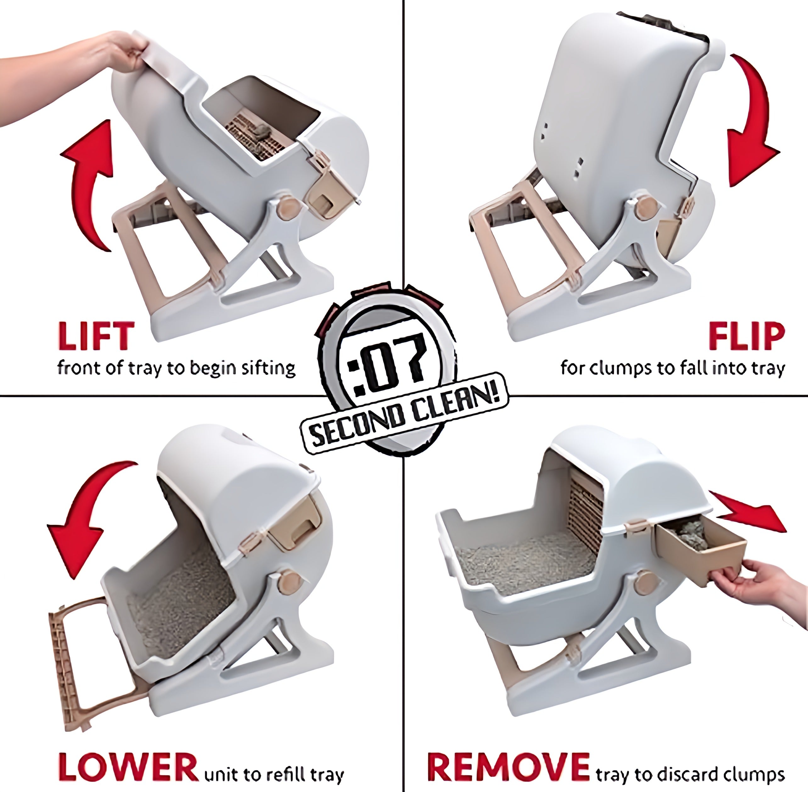 Quick Cleaning Cat Litter Box