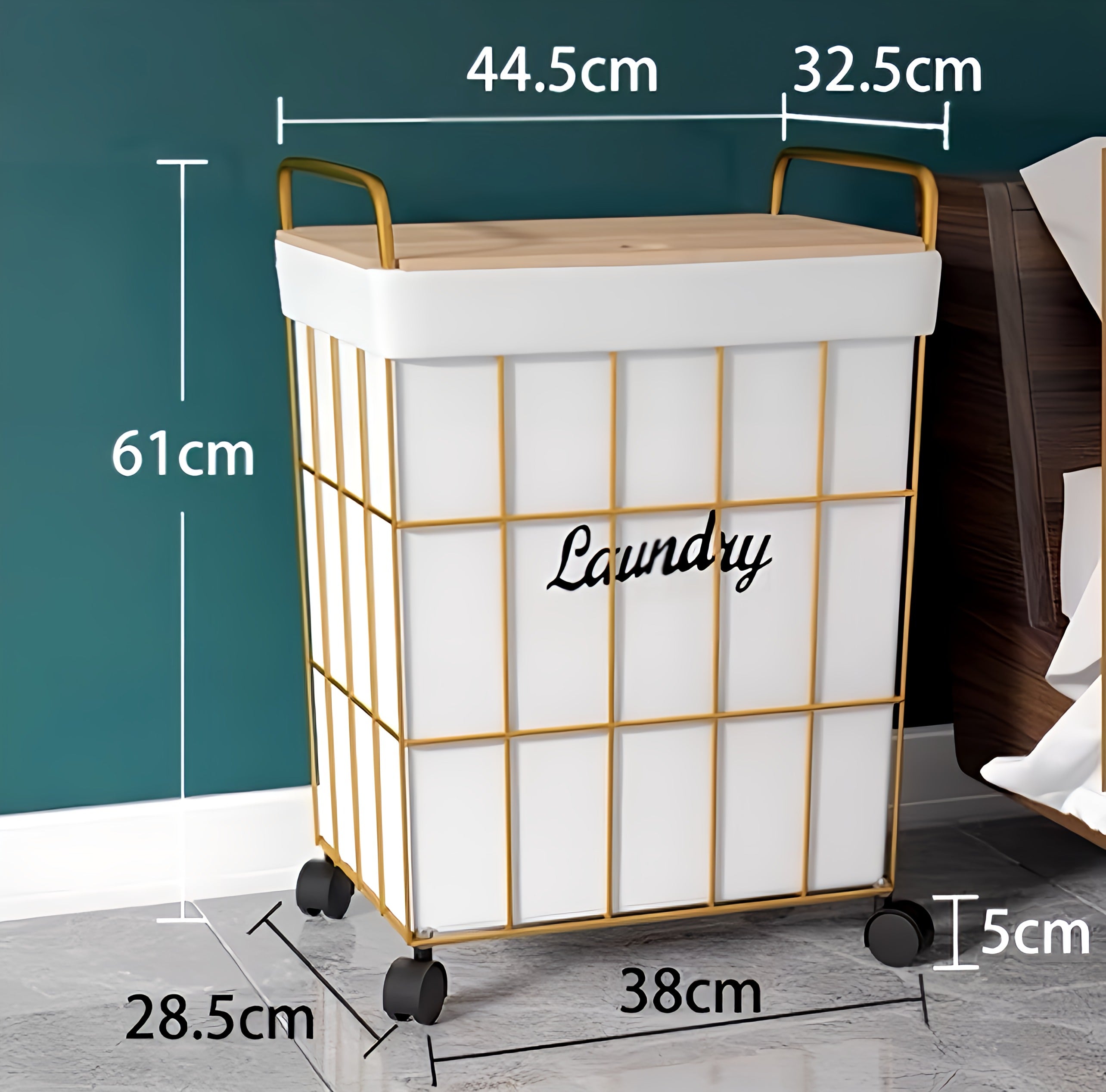 Movable Laundry Basket