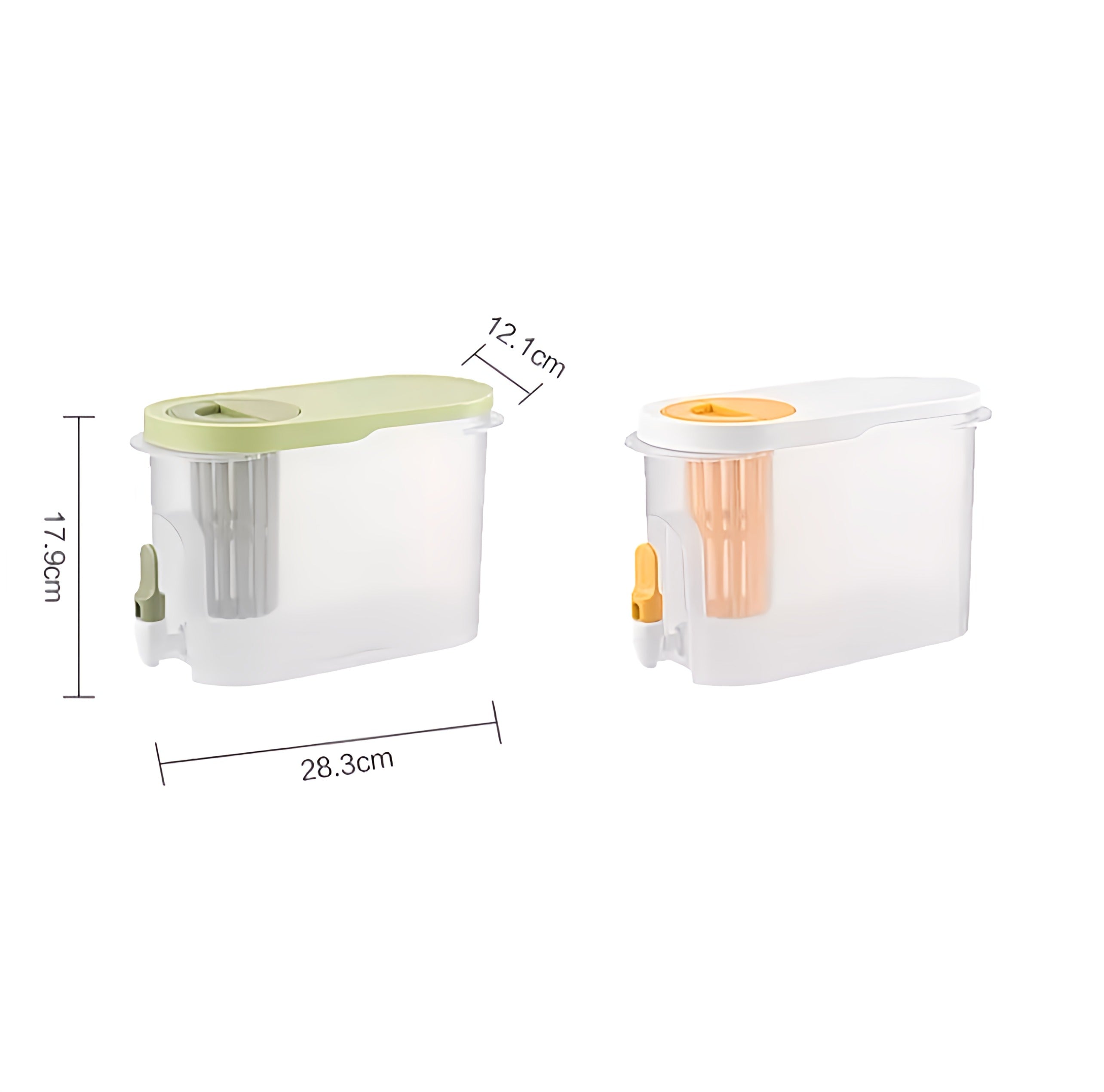 Water Pitcher With Tap Cups Holder