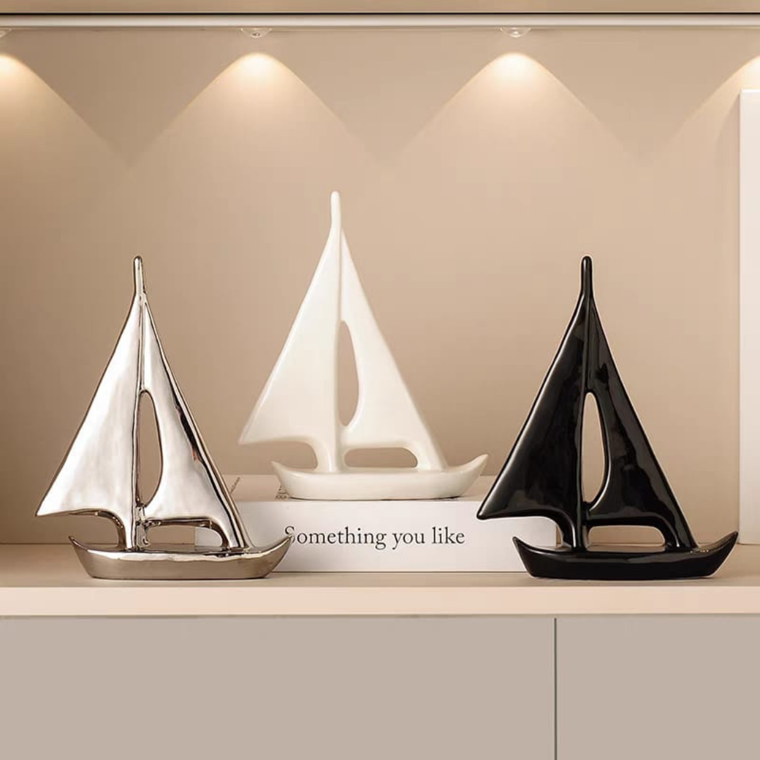 Sailing boat table decoration