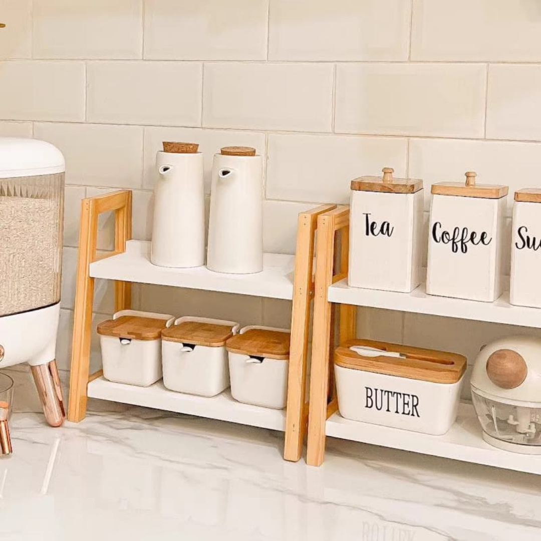 The kitchy kitchen organizer racks