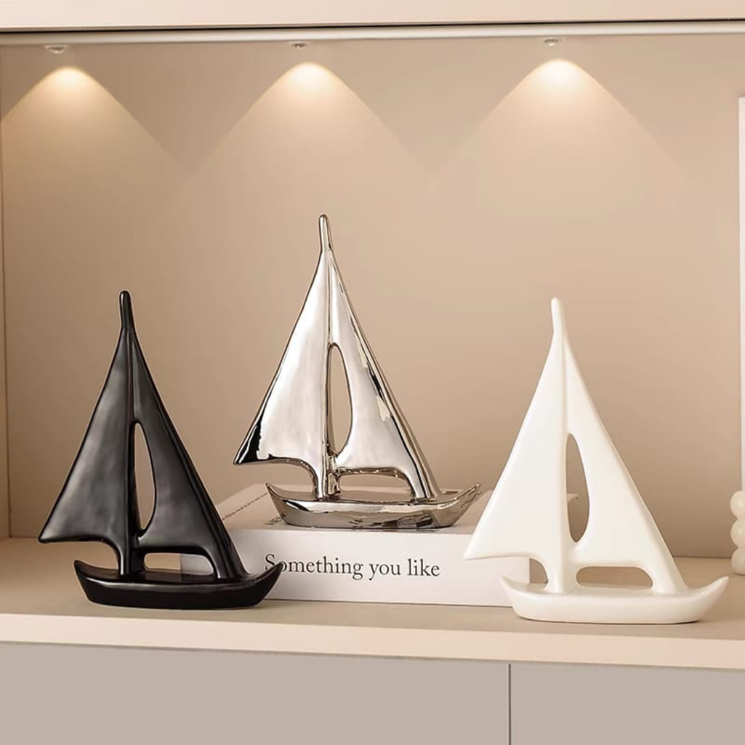 Sailing boat table decoration