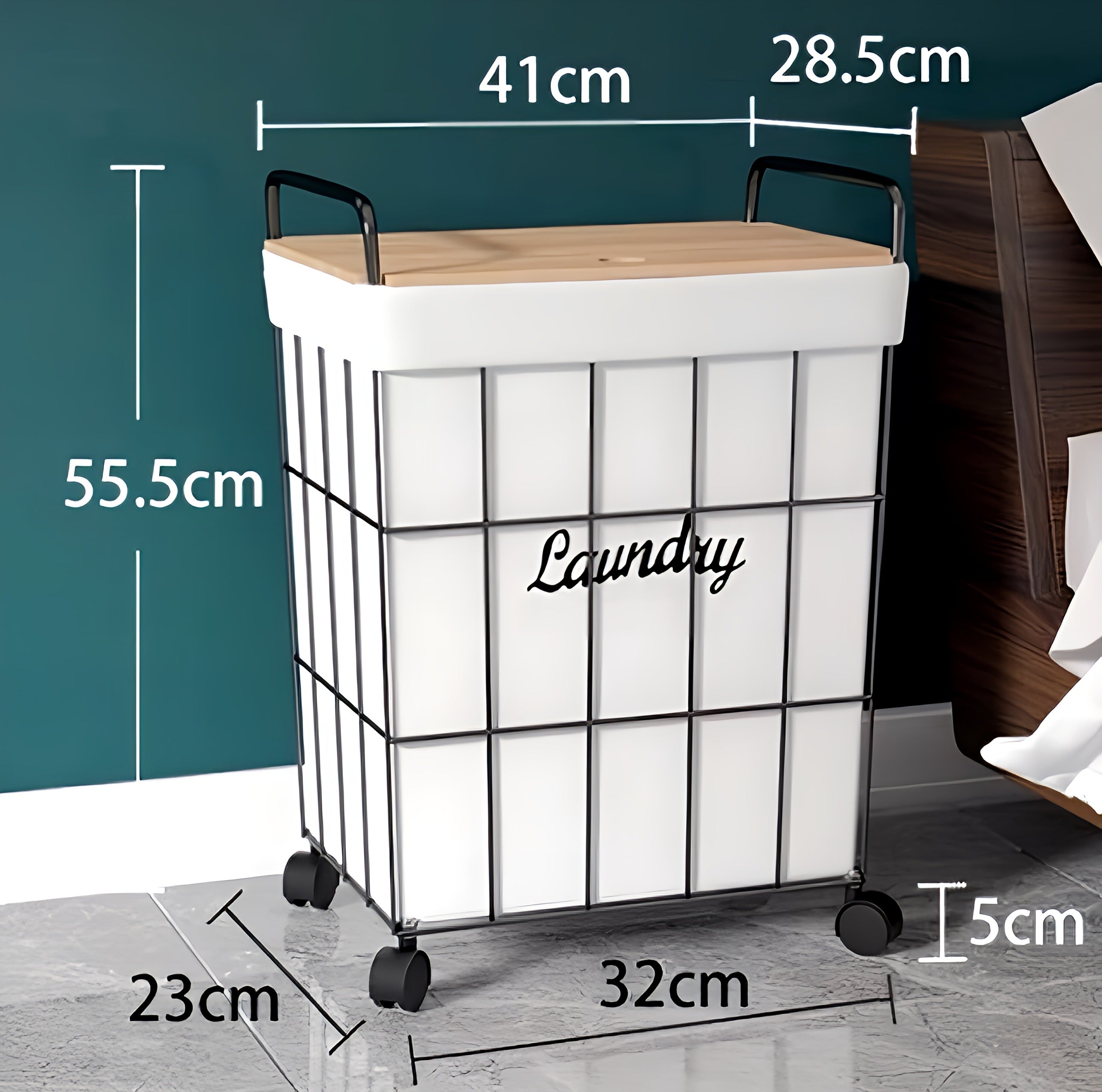 Movable Laundry Basket