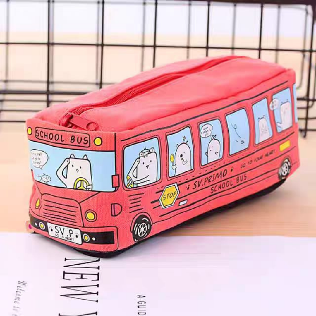 School bus pen case