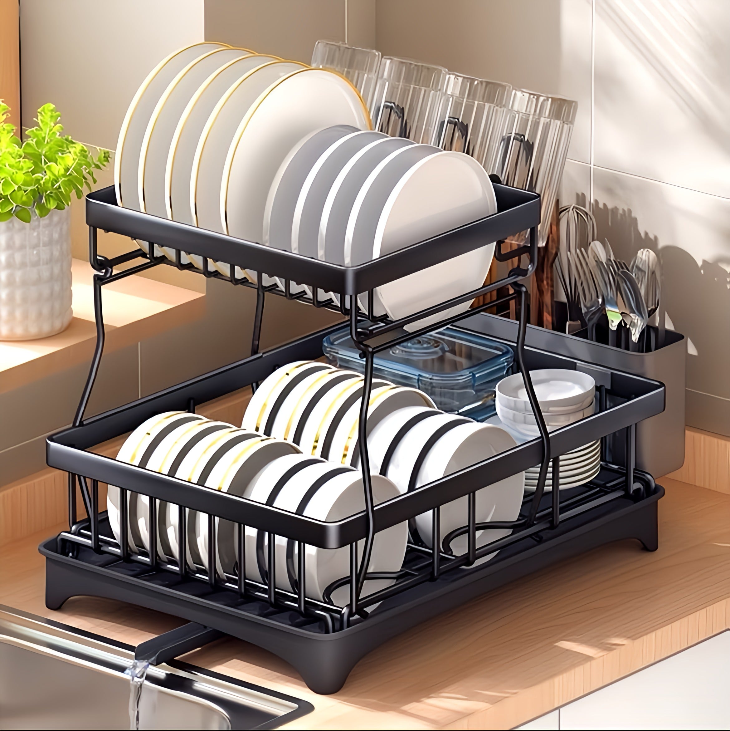 Double Layers Drying Rack