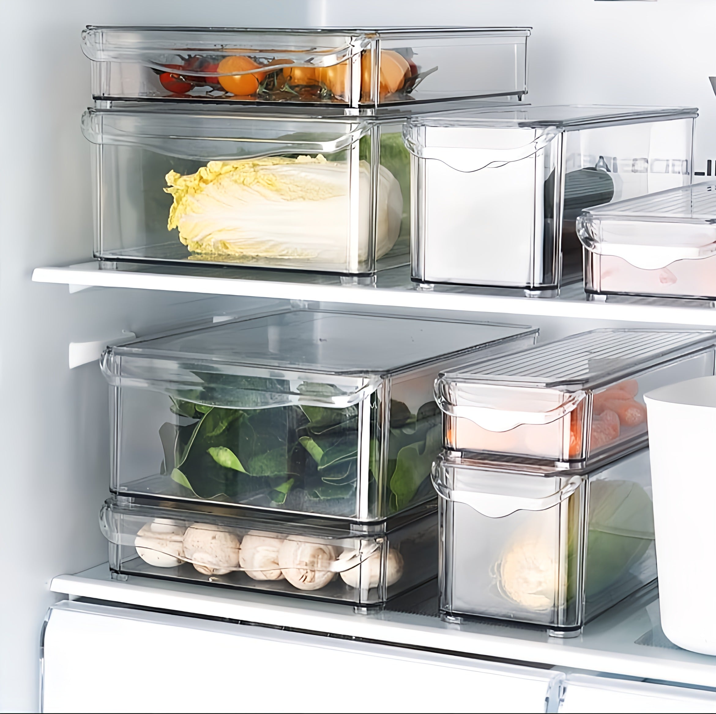 Refrigerator Vegetable & Fruits Organizer Box