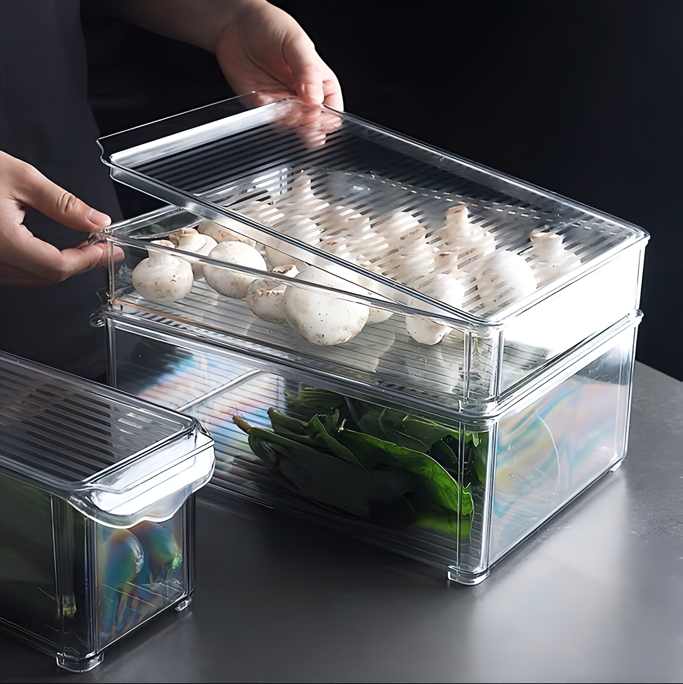Refrigerator Vegetable & Fruits Organizer Box