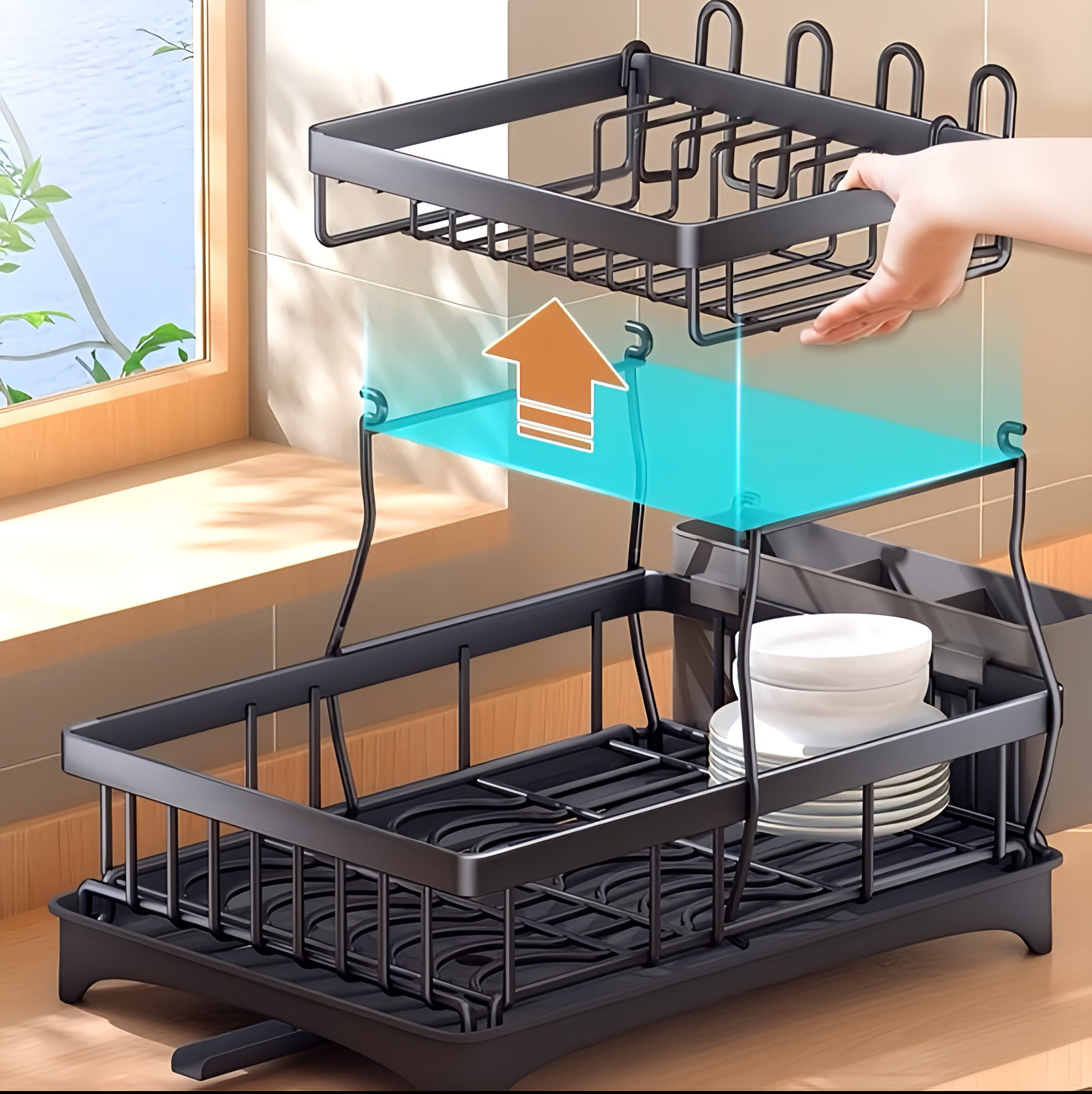 Double Layers Drying Rack
