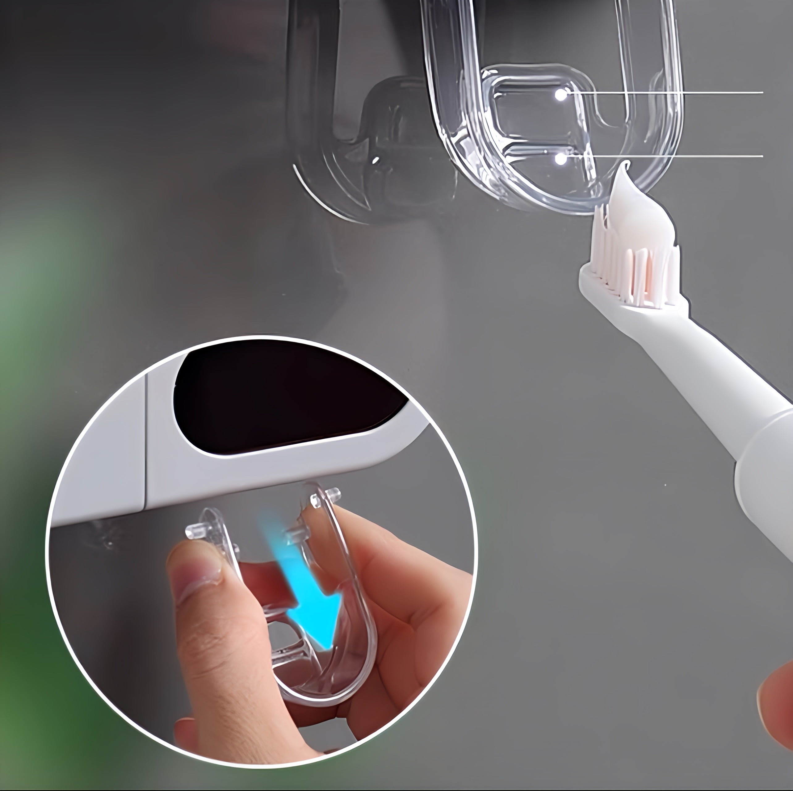 Ecoco UV Sterilization Toothpaste Dispenser