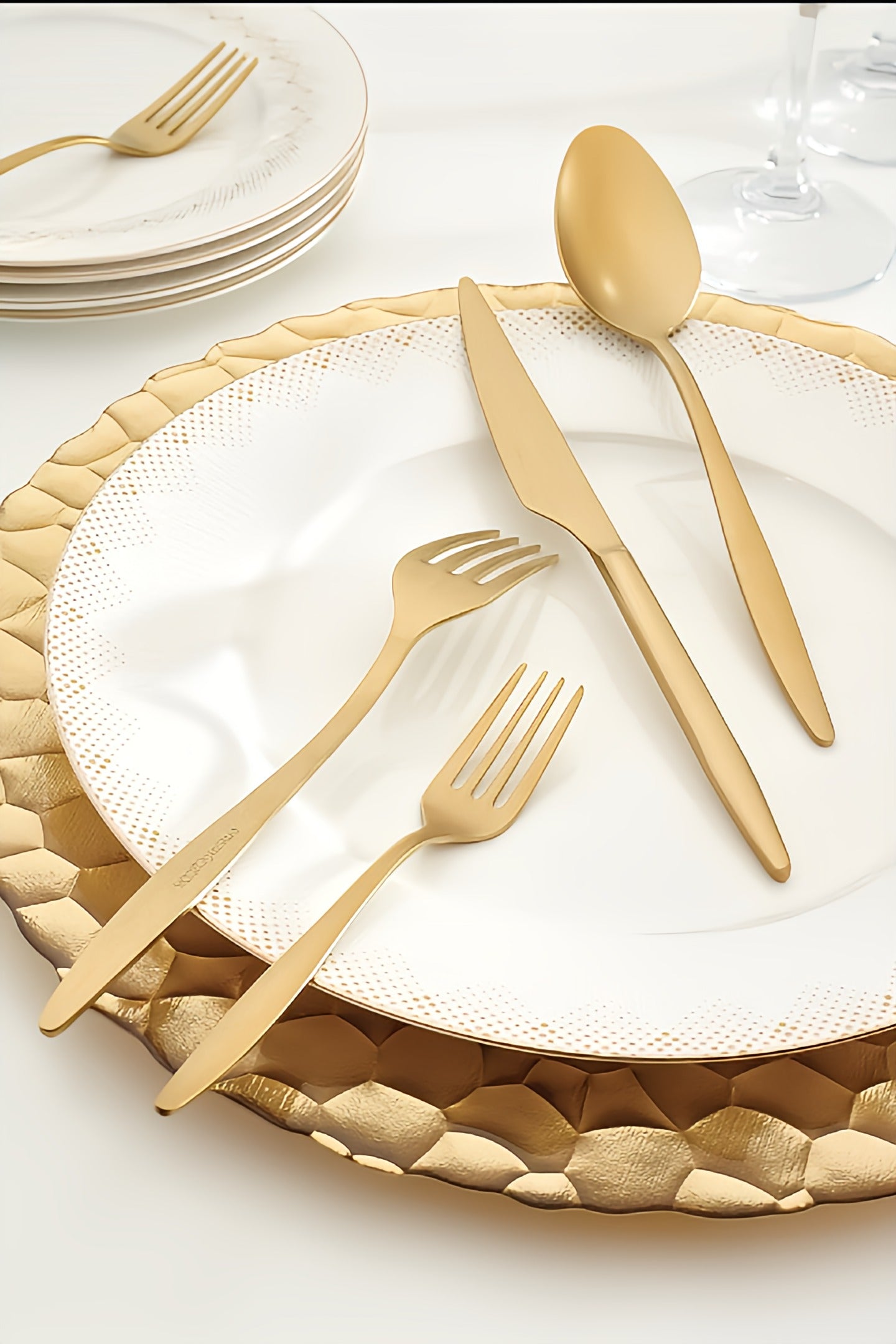 Gold Cutlery Set