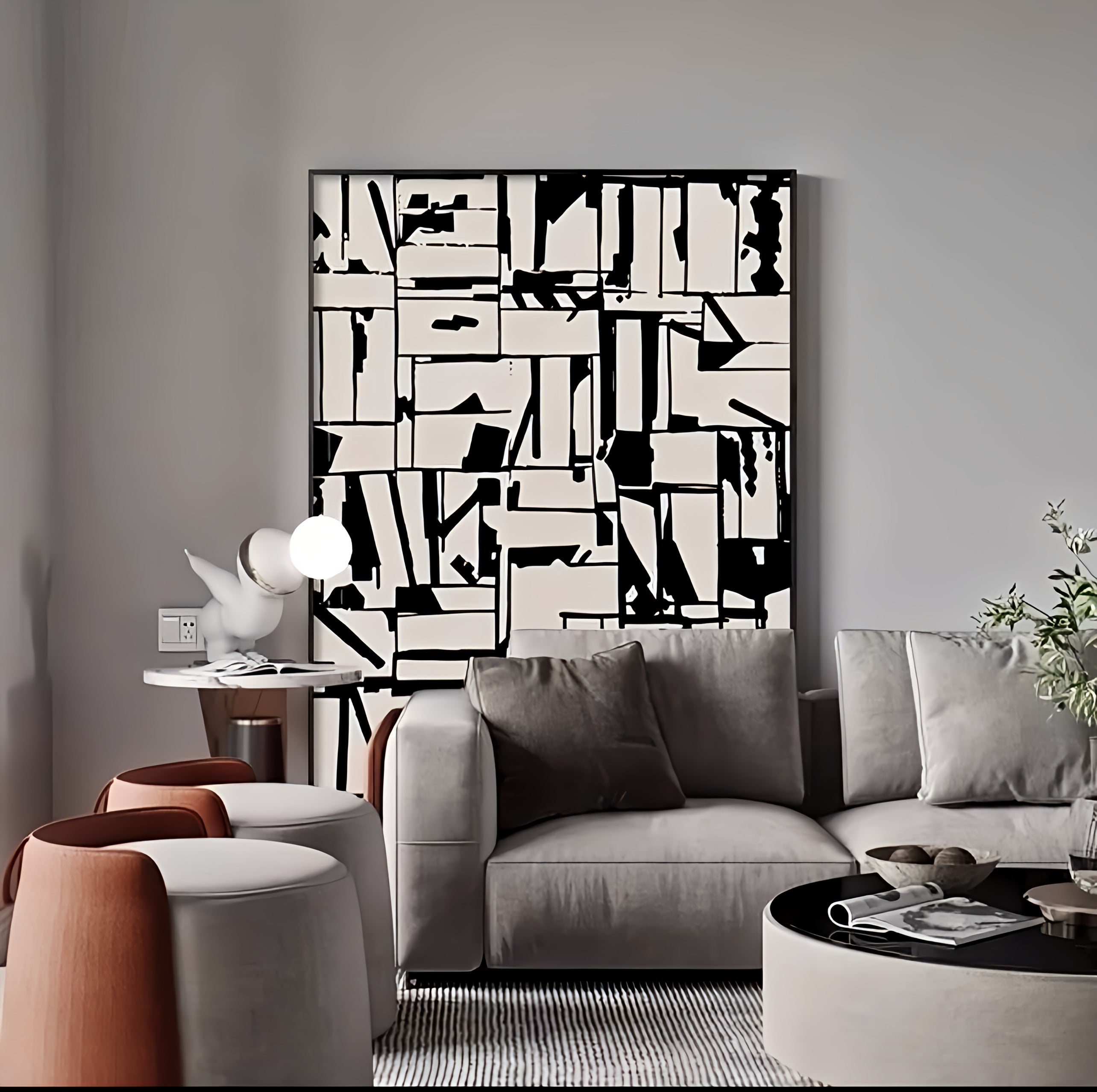 Geometric Art Canvas