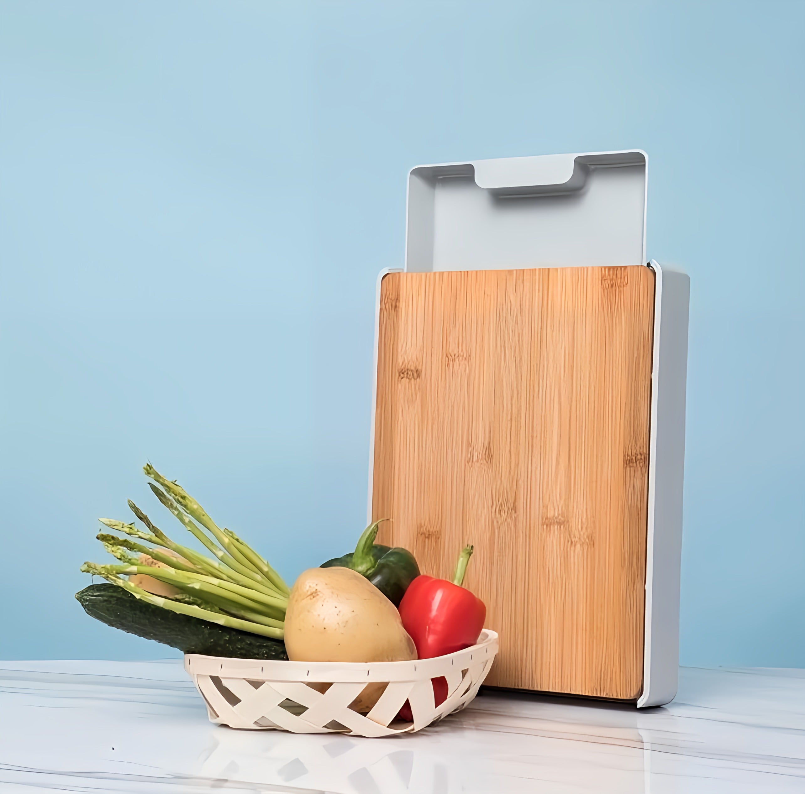 Cutting Board with Drawer