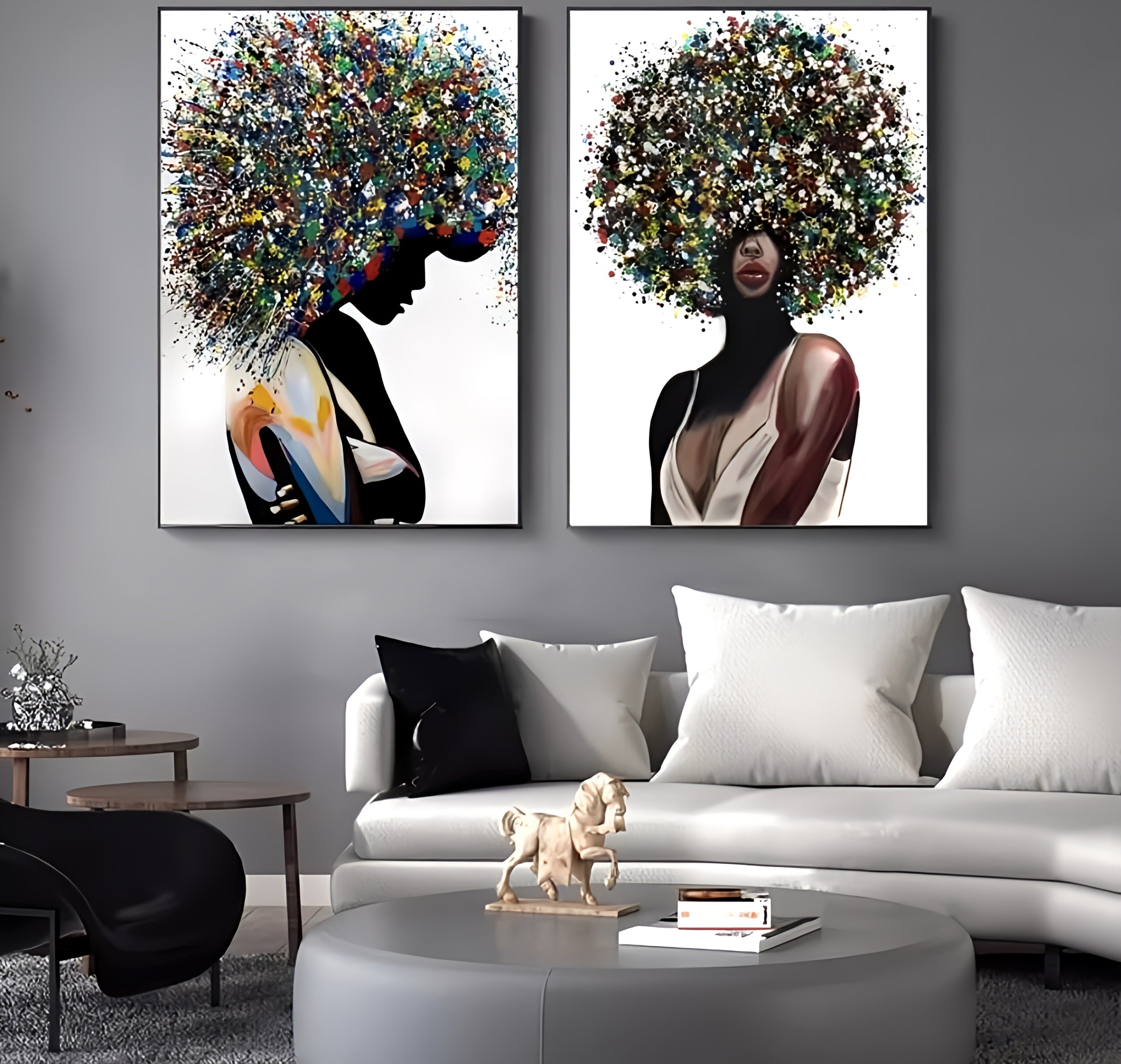 Nordic Graffiti Art Figure