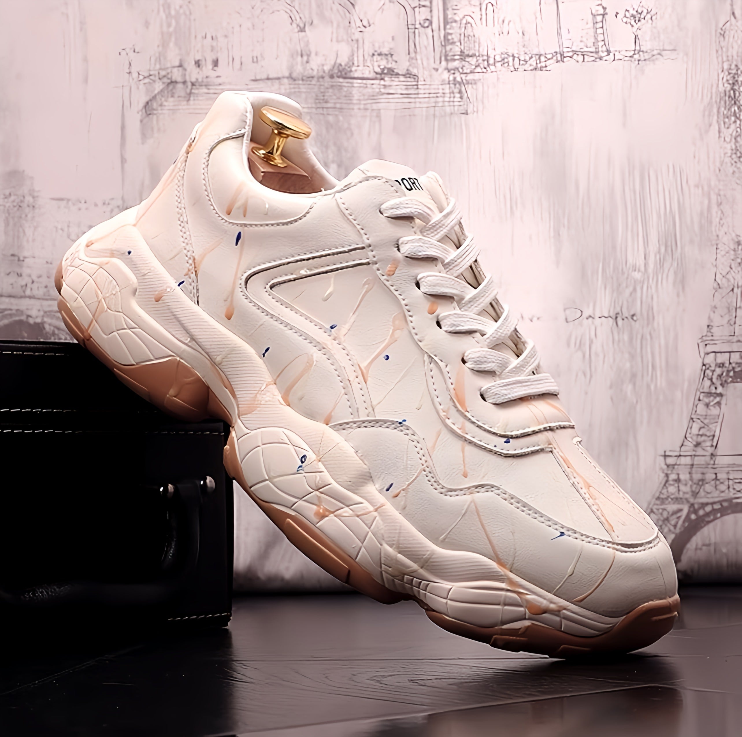 Color Brushed sneakers