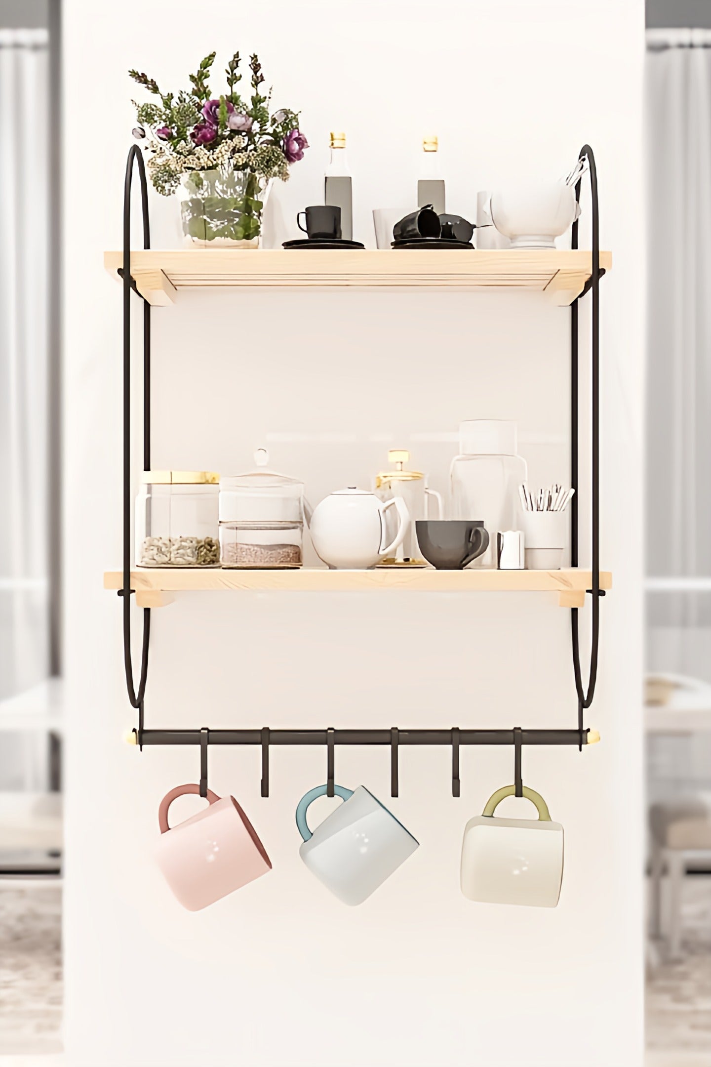 Kitchen Shelf Cup Hanger