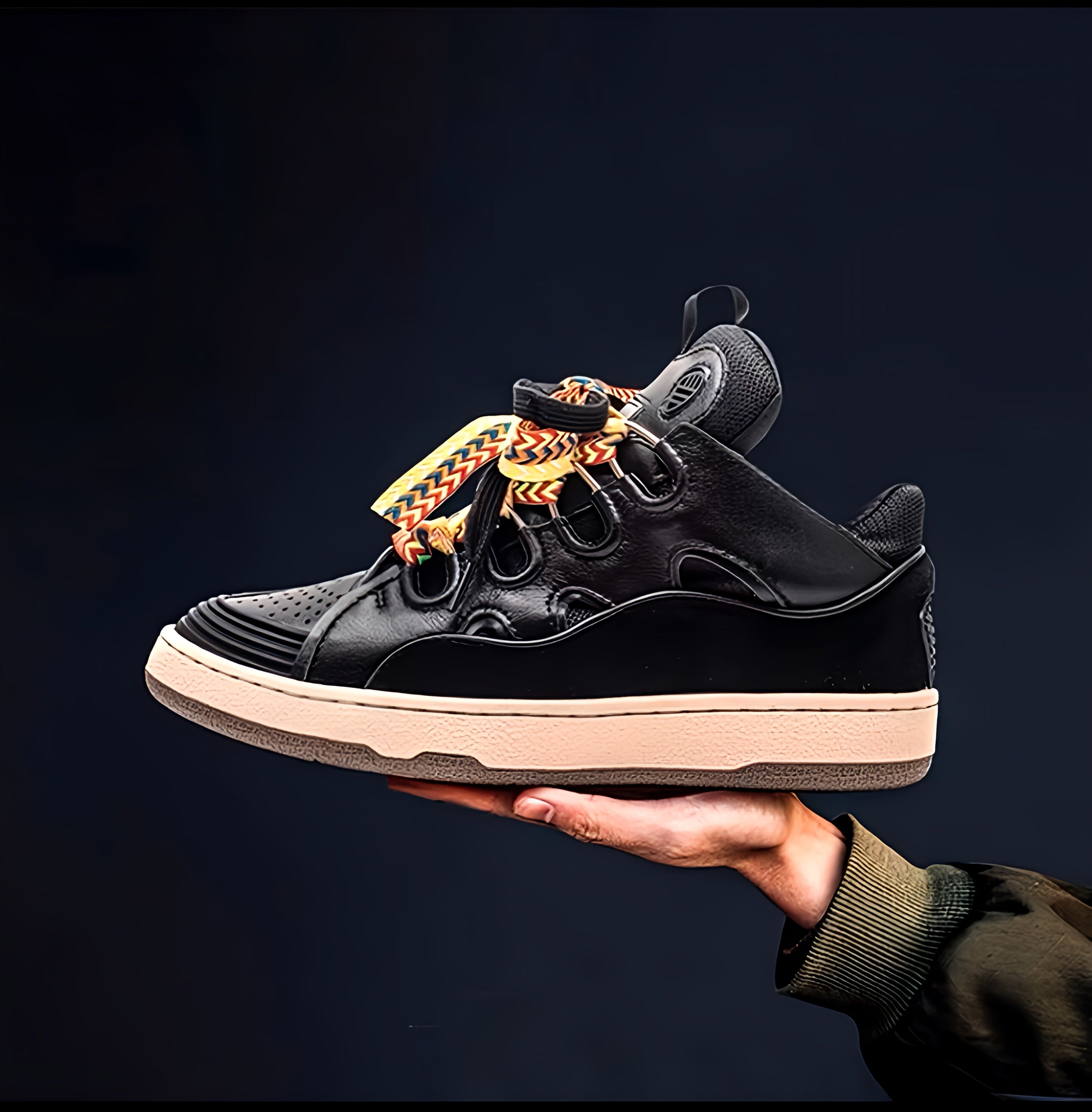 Colored Lace Sneakers