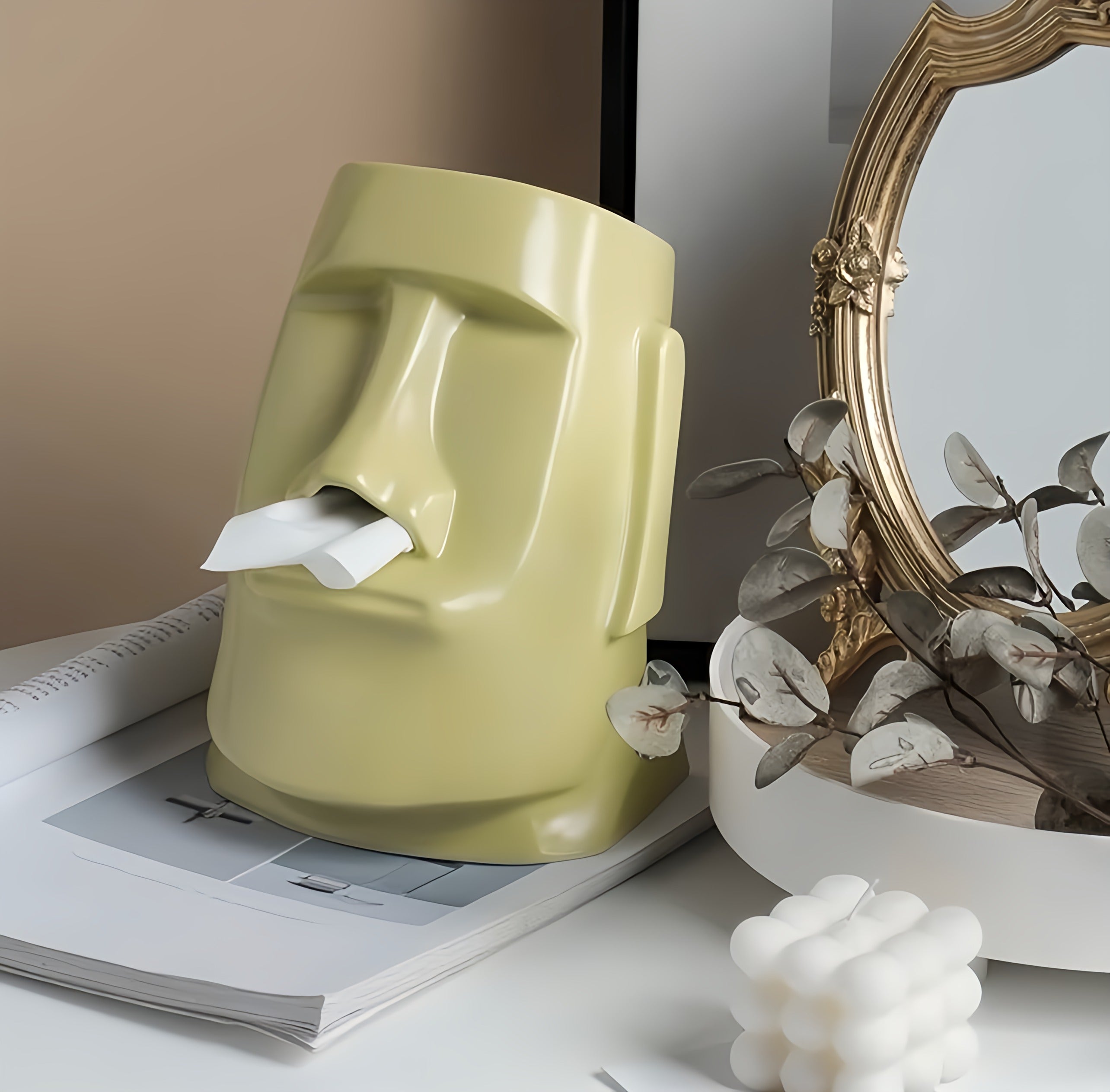 The Face Napkin Box