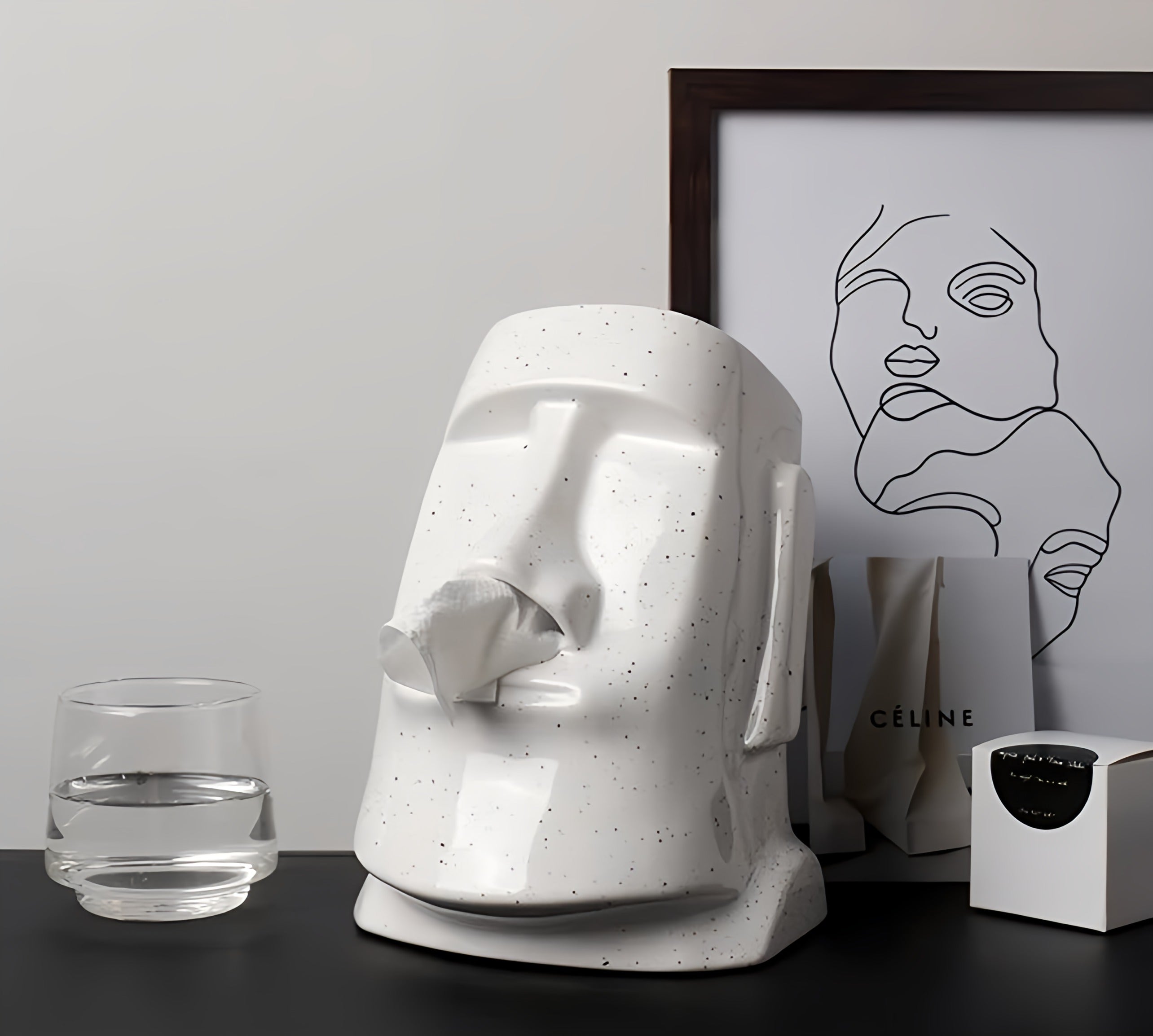 The Face Napkin Box