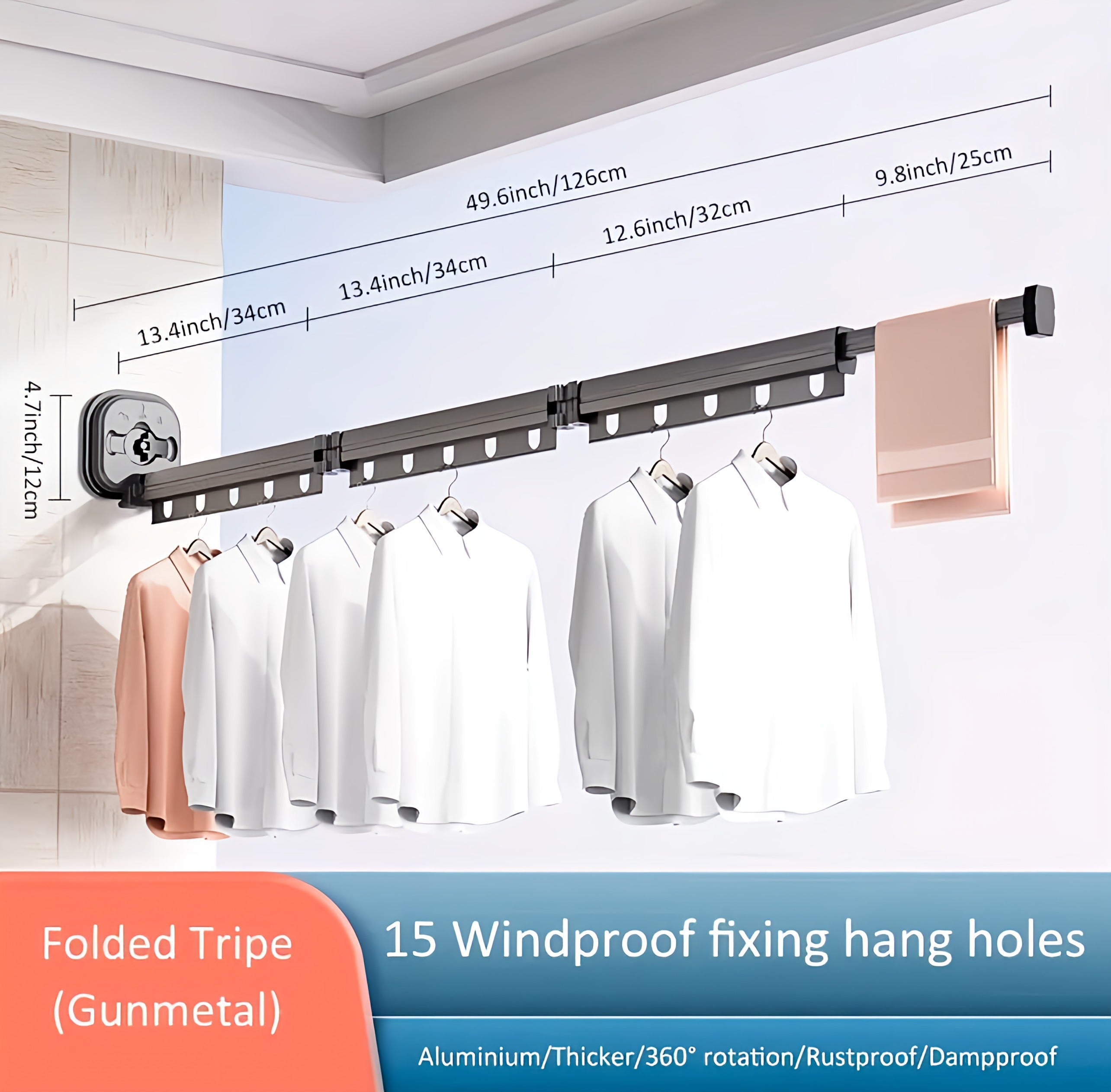 Aluminum Folding Drying Rack