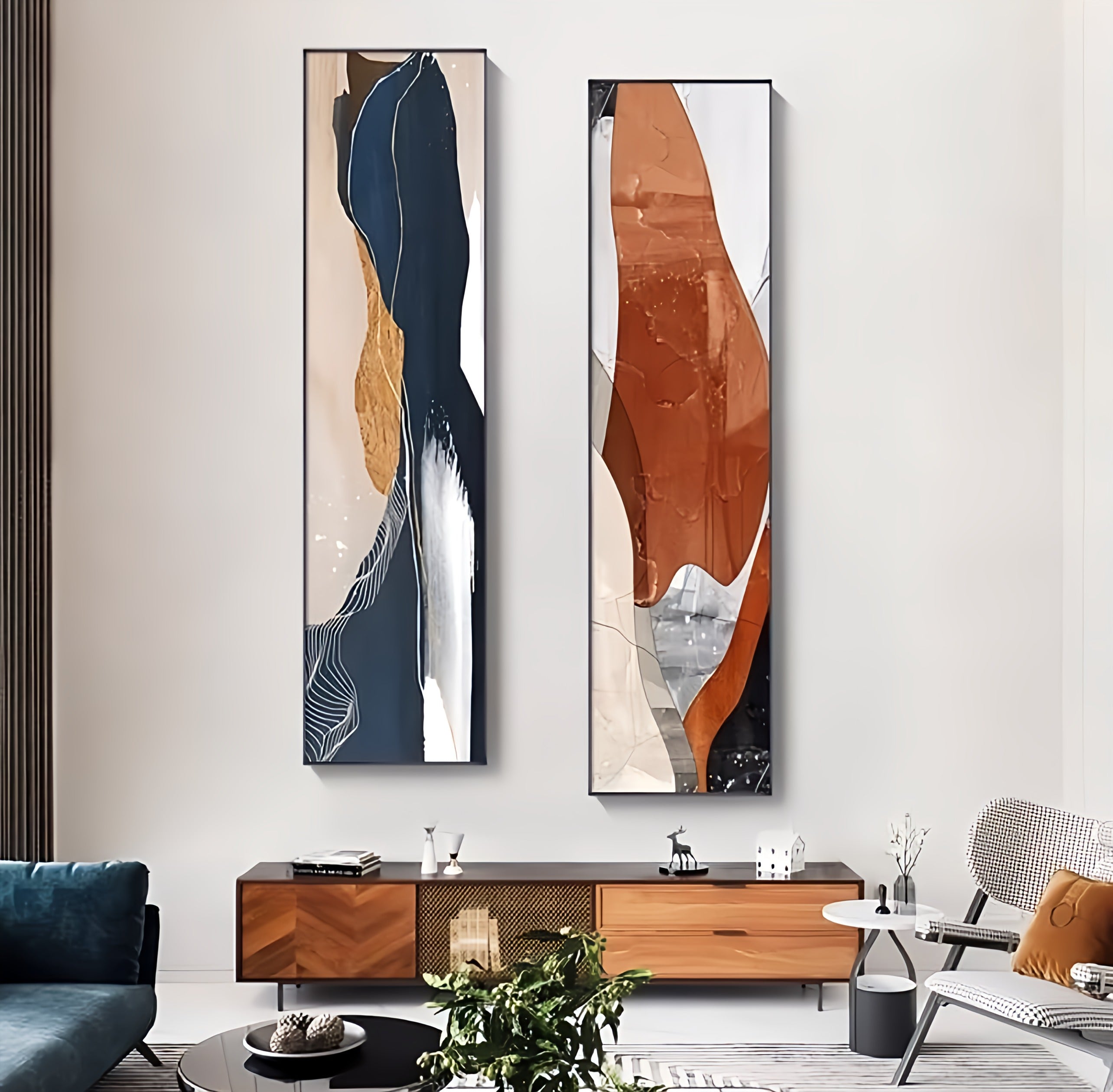 Abstract Gold foil Canvas