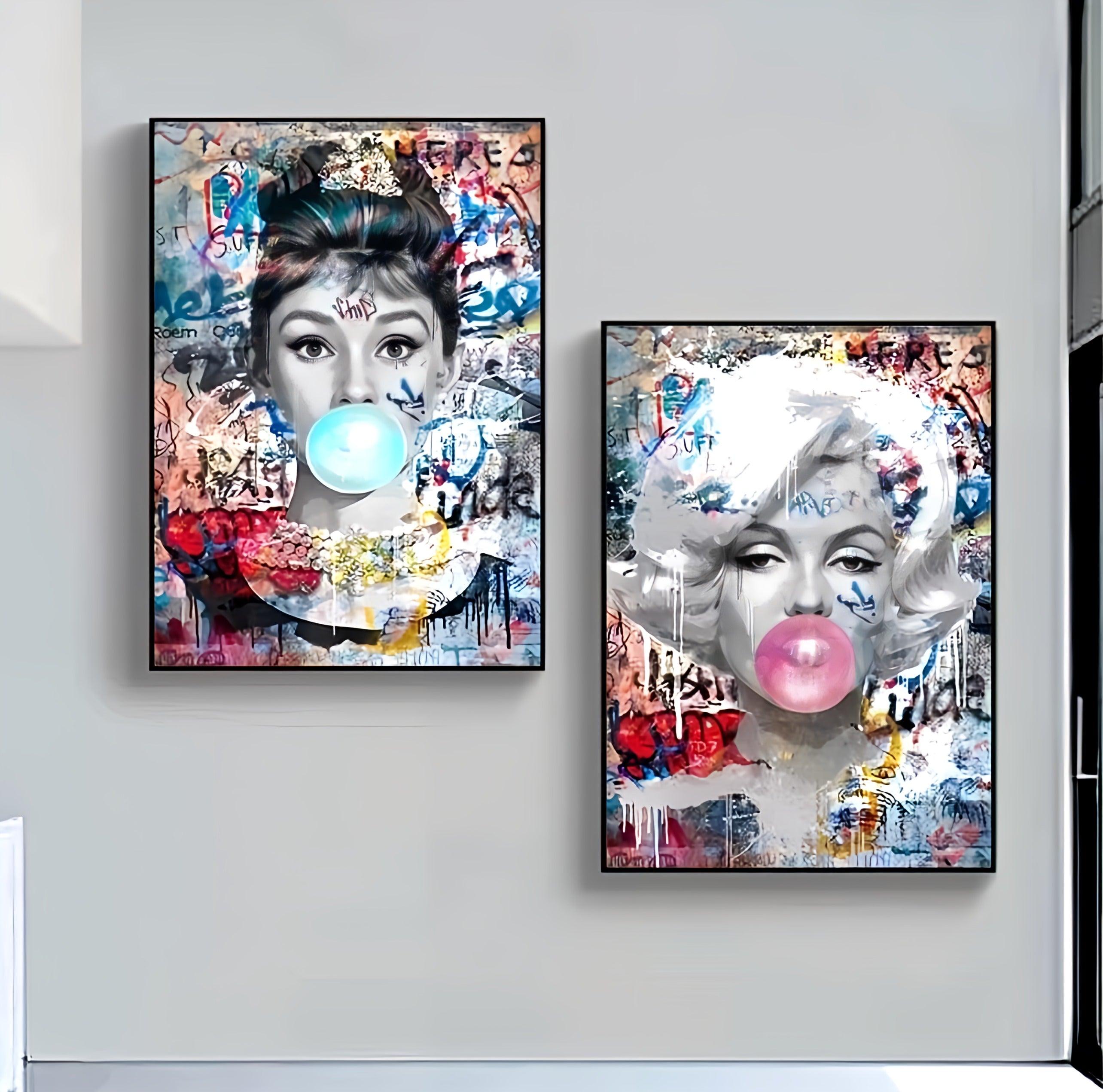 Street style canvas painting