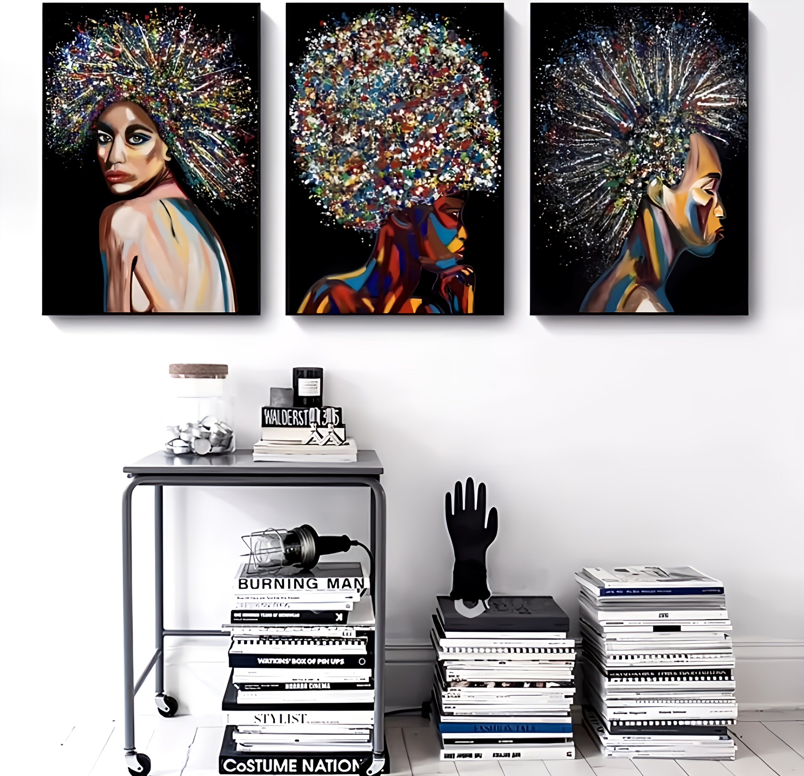 Nordic Graffiti Art Figure