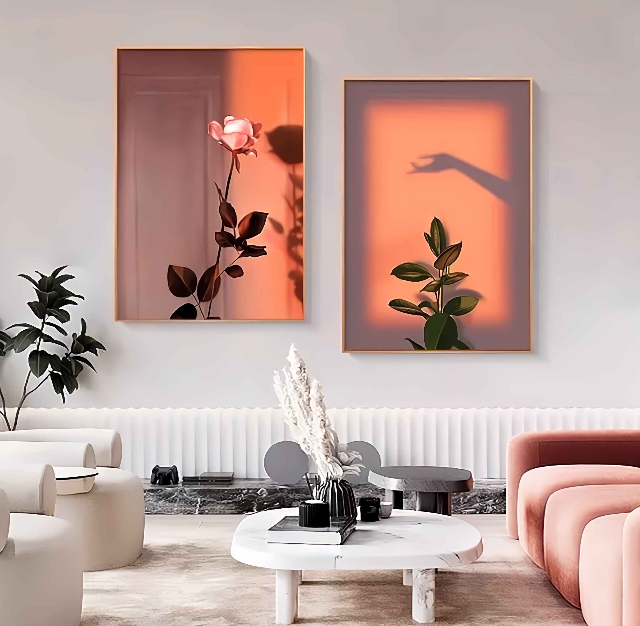 Botanical Flower Canvas