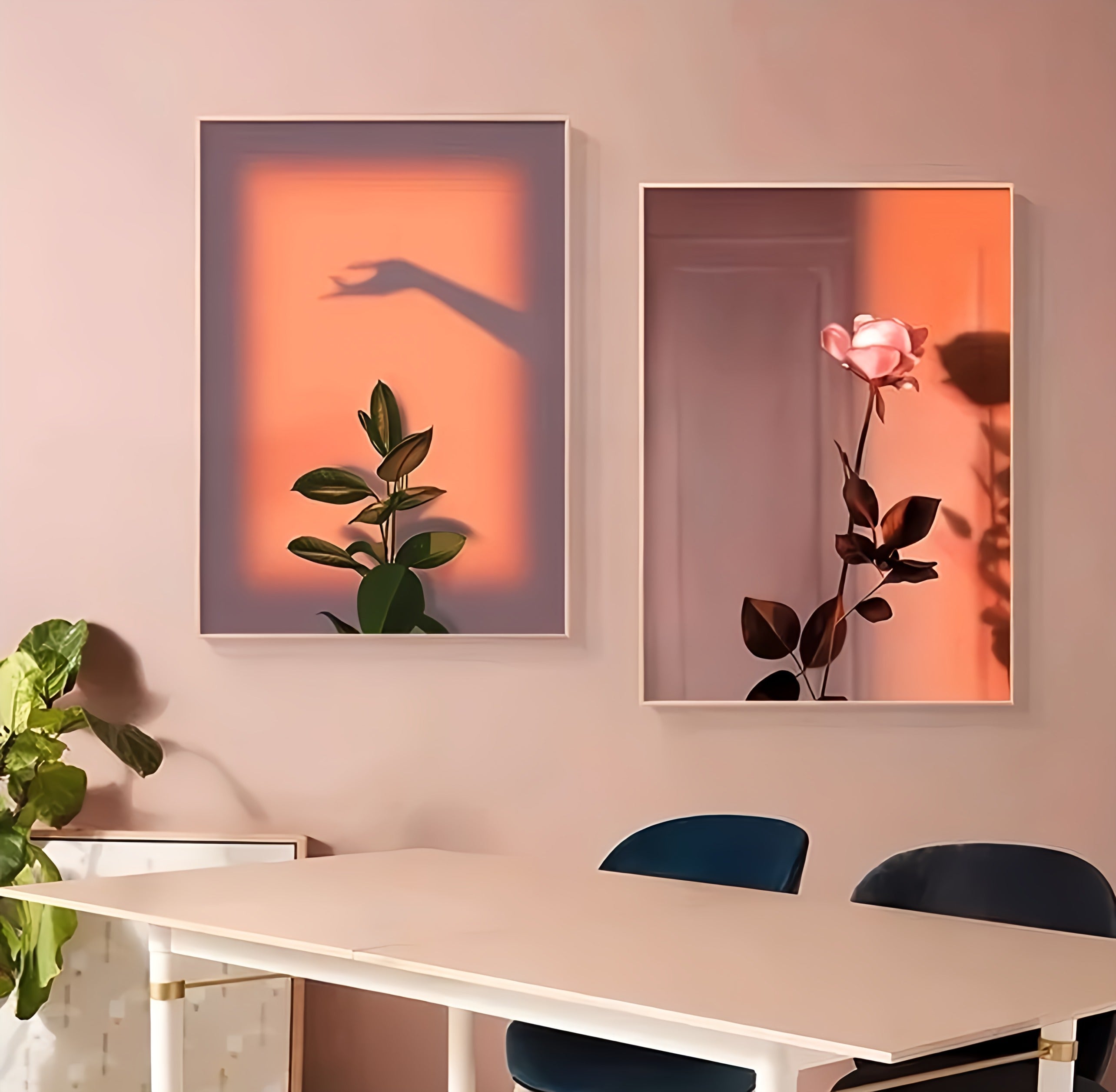 Botanical Flower Canvas