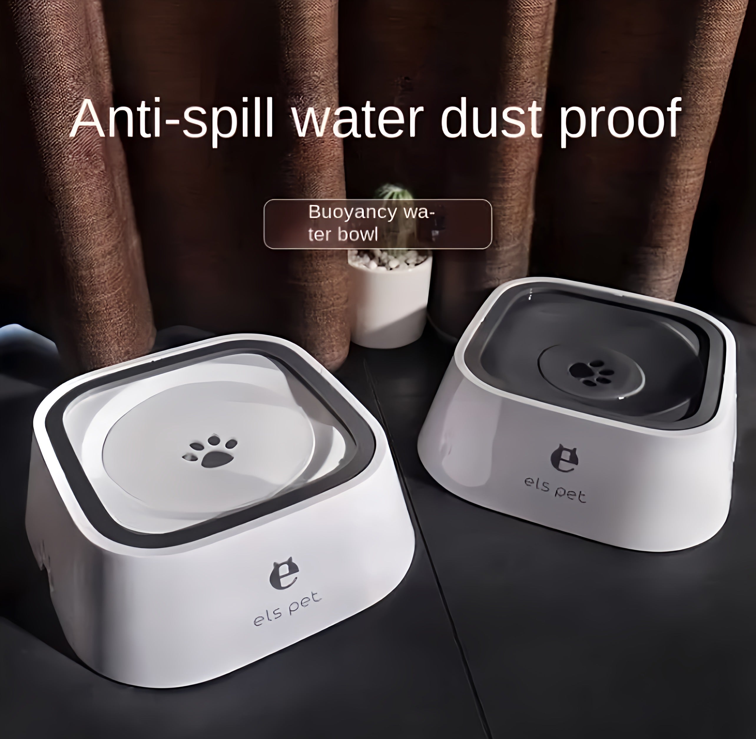 Anti-Spill Water Bowl