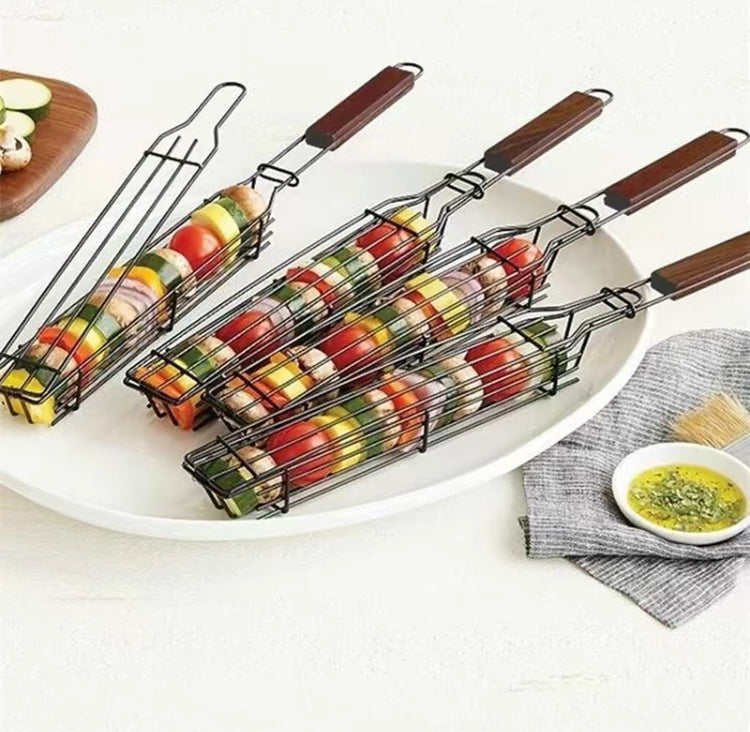 Nonstick BBQ Grilling Skewers Basket