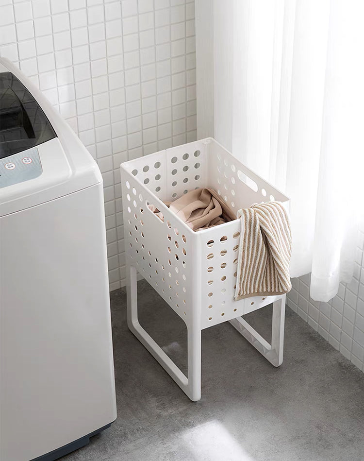 High Foot Foldable Laundry Basket
