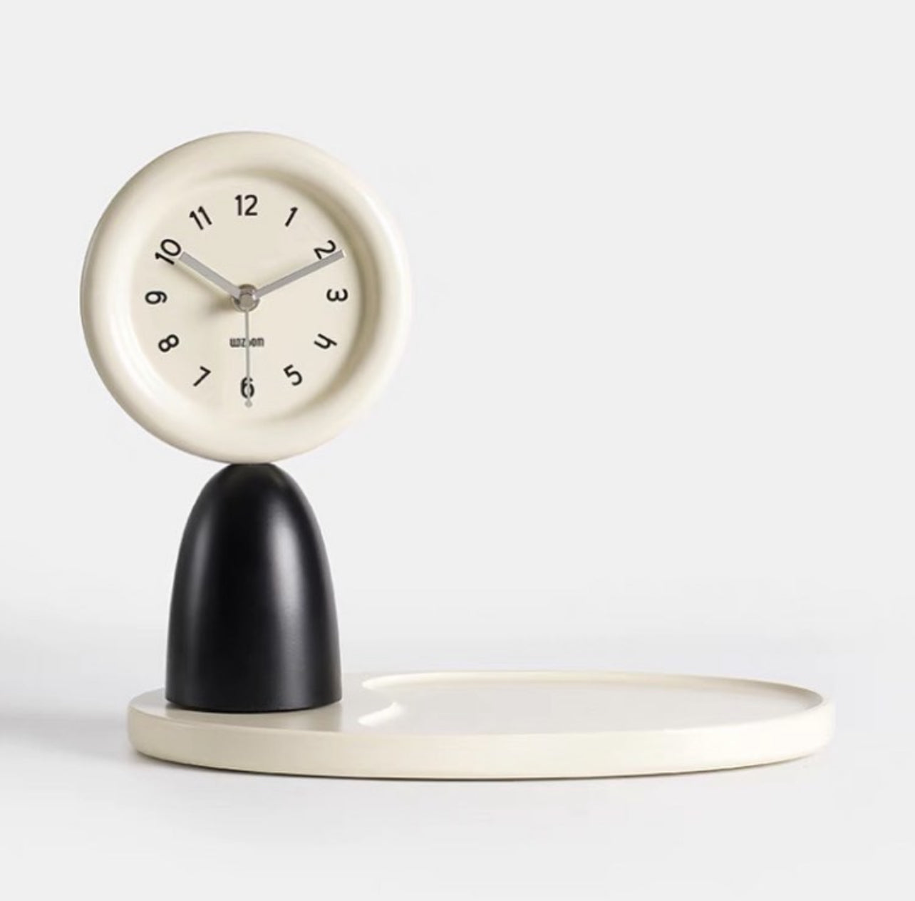 Decorative Clock with Tray