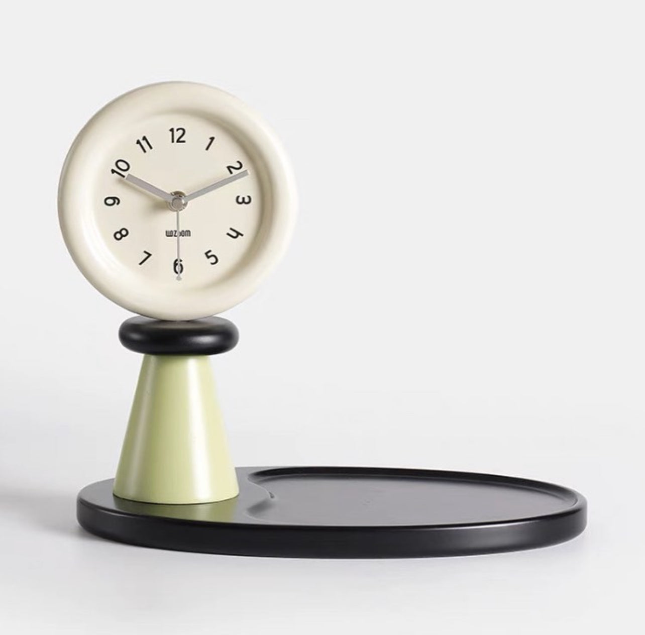 Decorative Clock with Tray