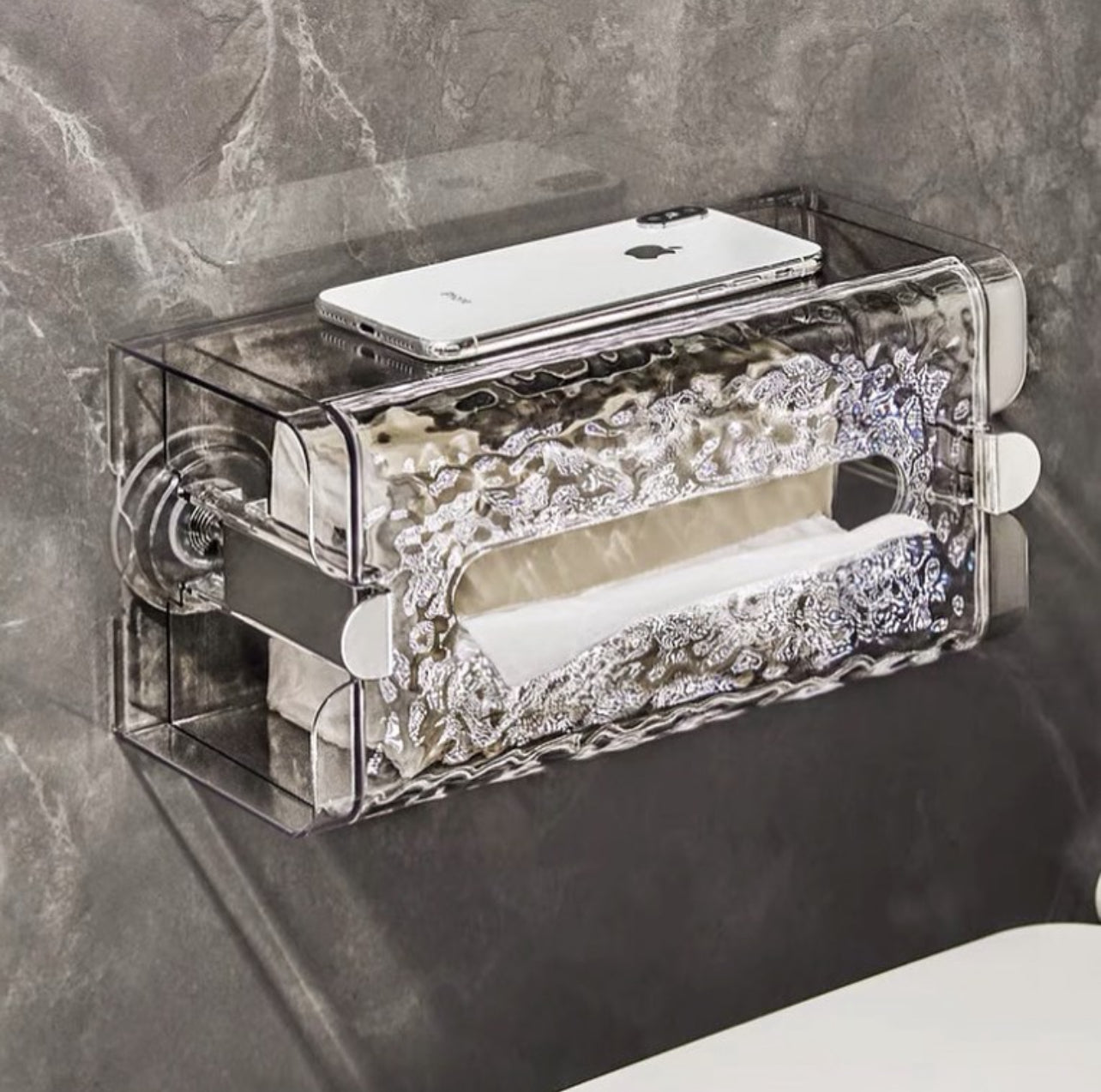 Transparent Tissue Box