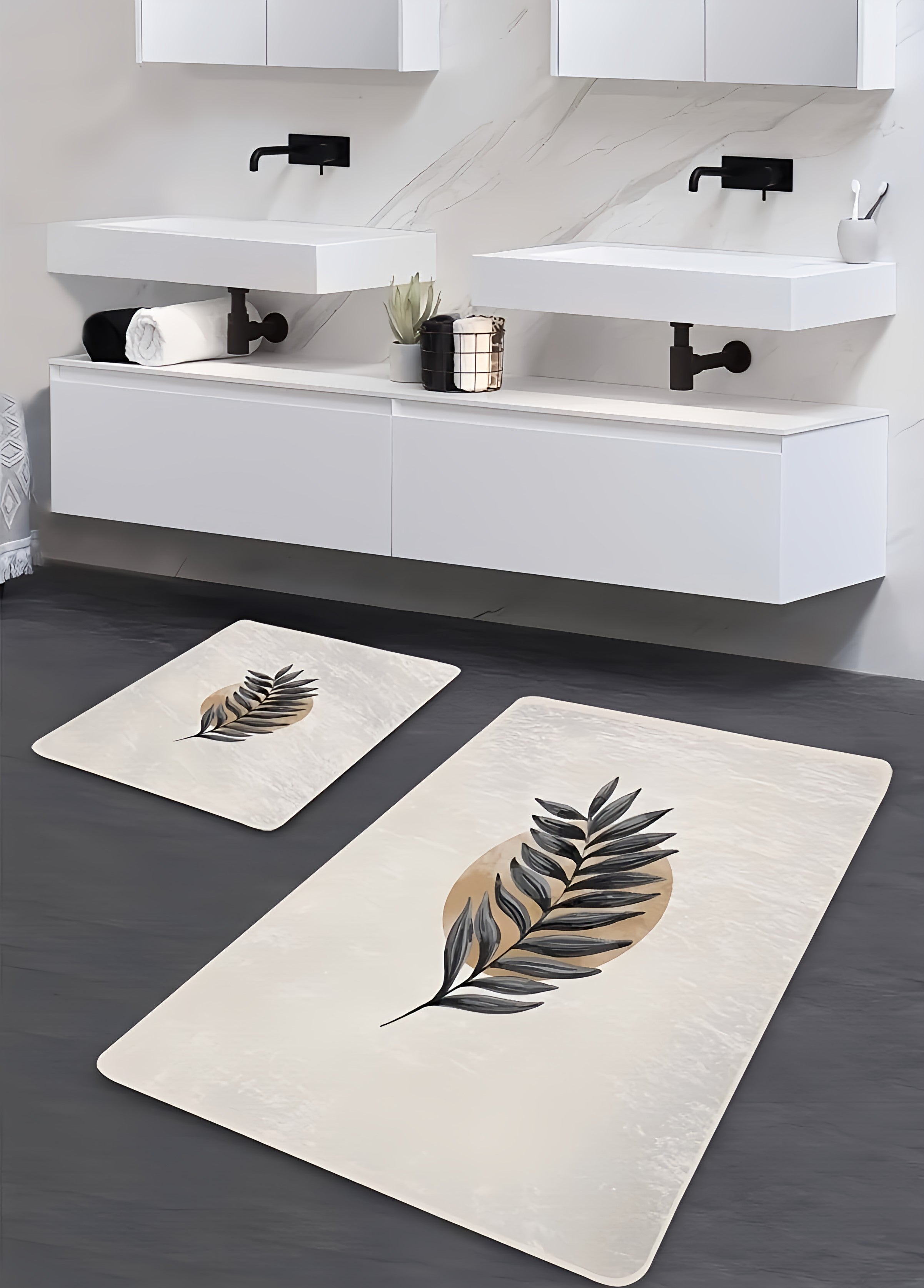 Leaf Bathroom Mat
