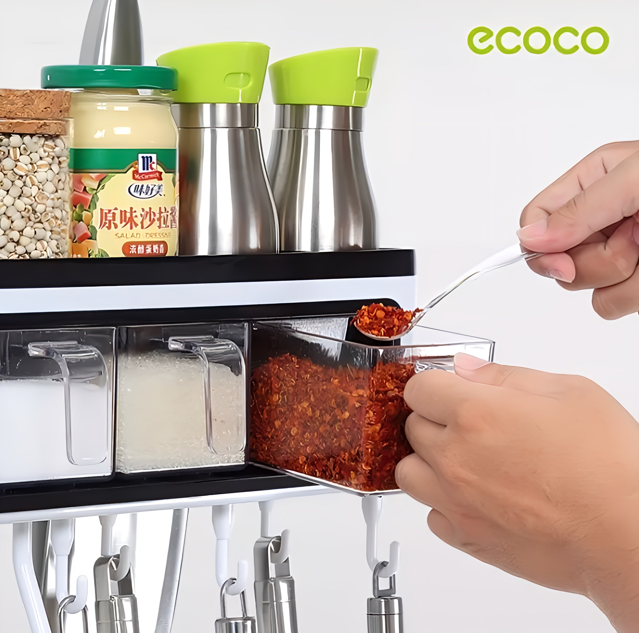 Ecoco Wall-Mounted Storage Rack
