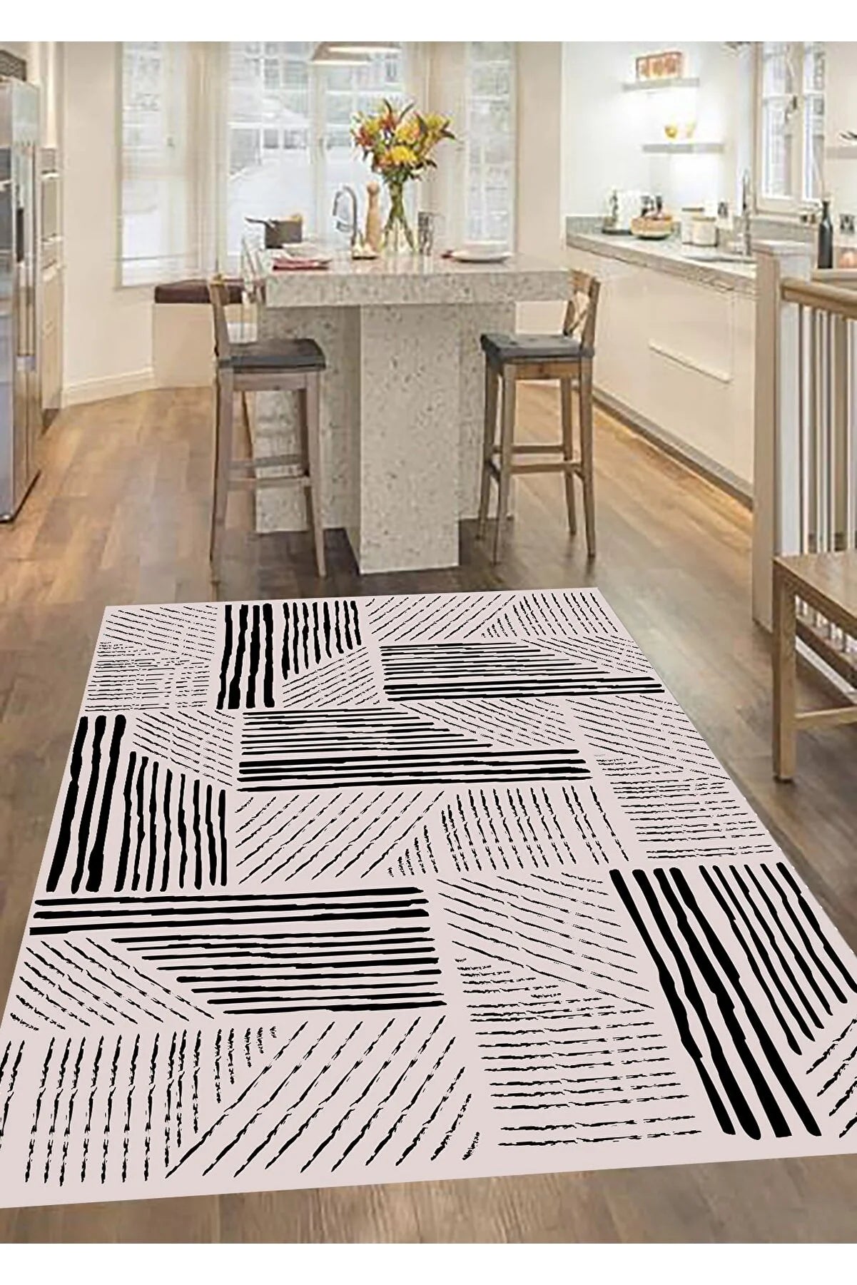 Striped Decorative Carpet