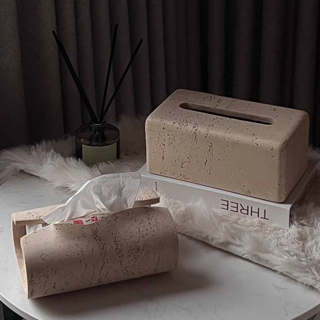 Marble Tissue Box