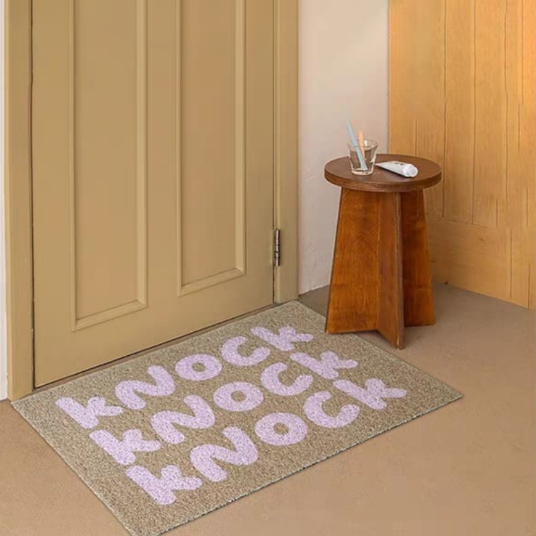 Knock knock mat