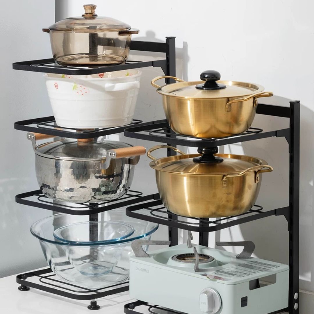 Adjustable Pot Rack Organizer