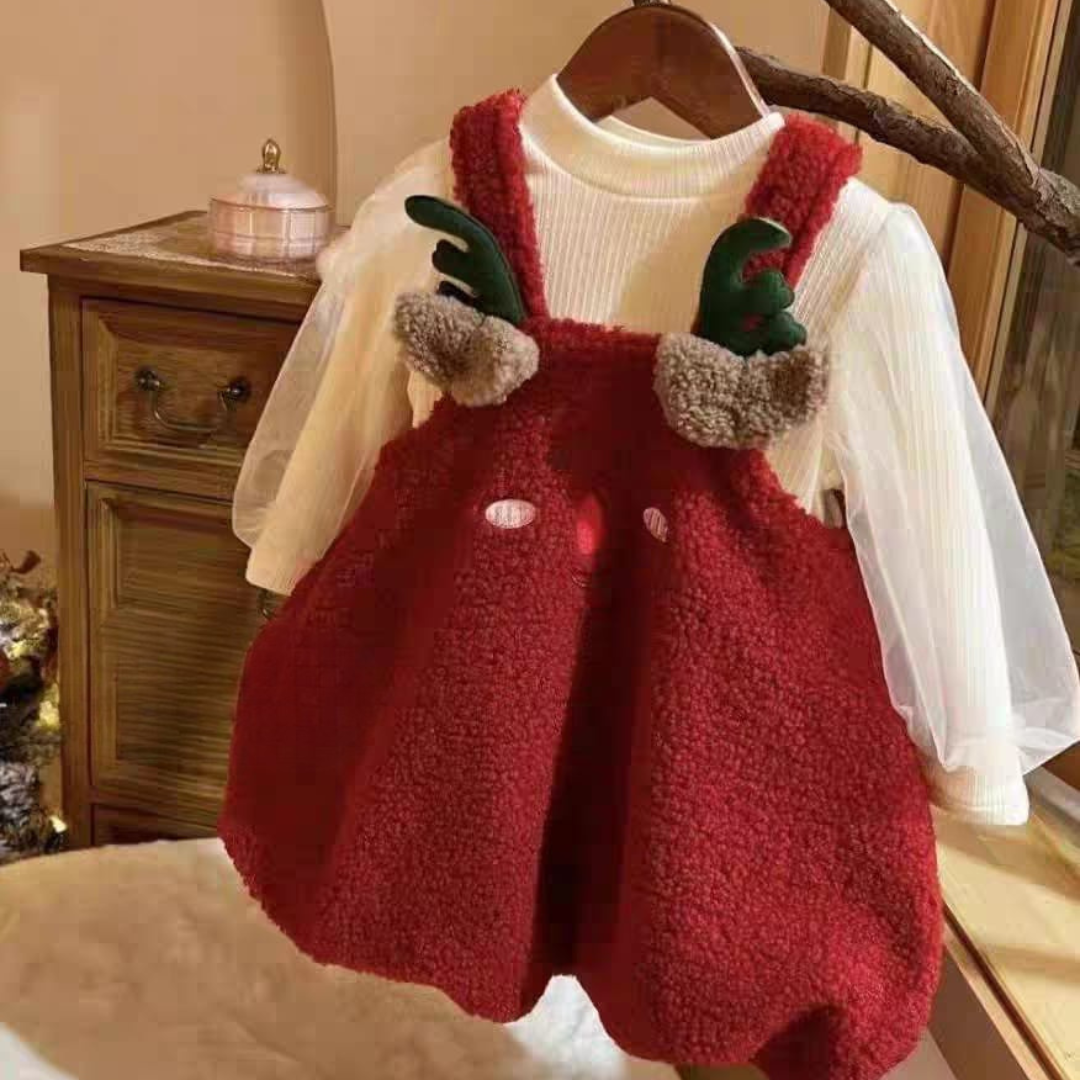 Christmas babygirl set