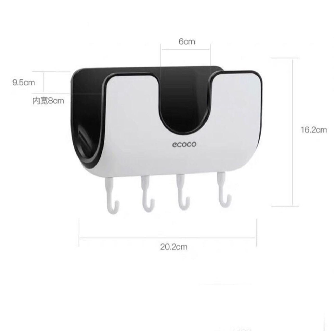 Ecoco Wall-Mounted Pot Rack