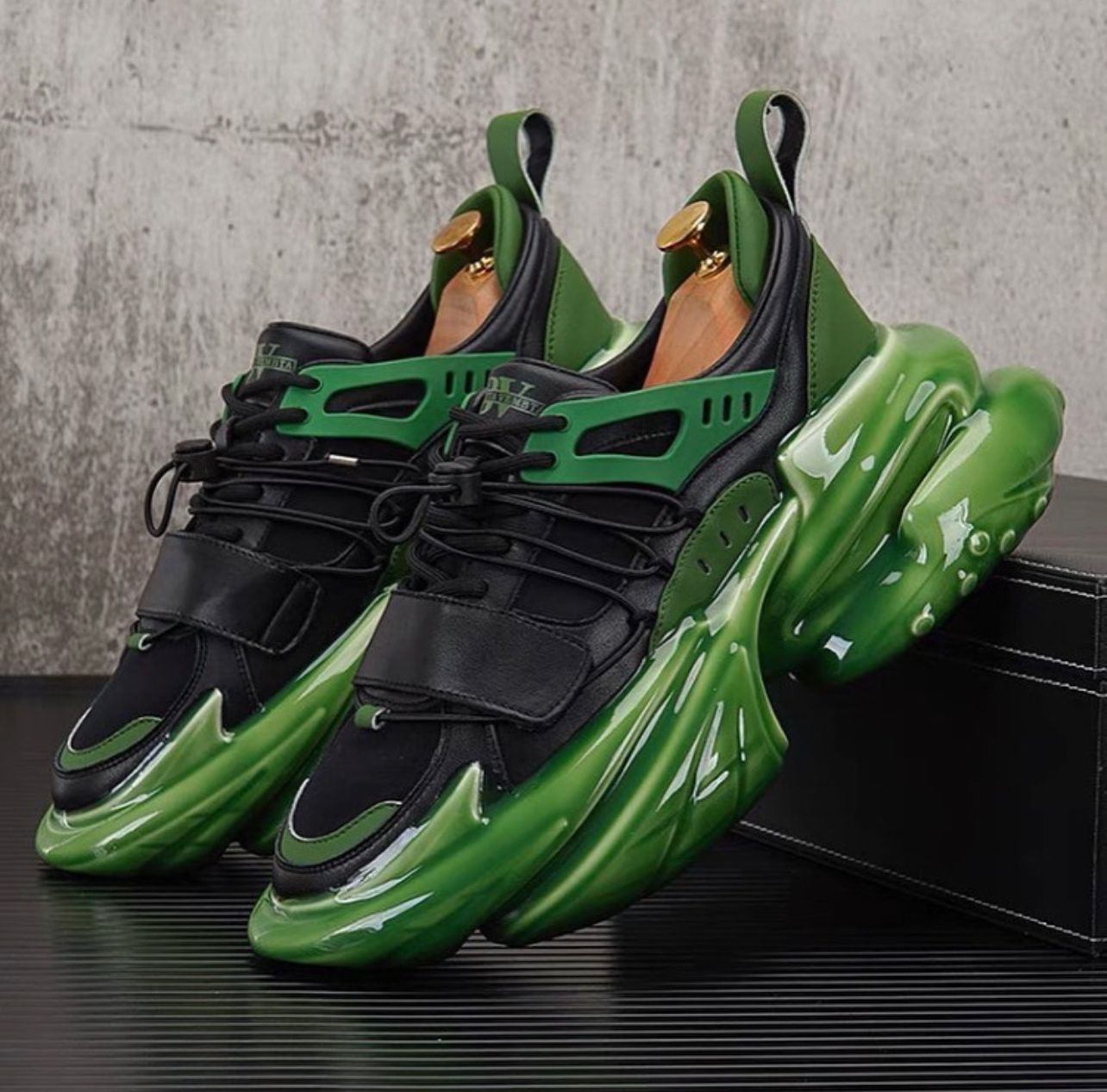 Glossy Sole Sneakers