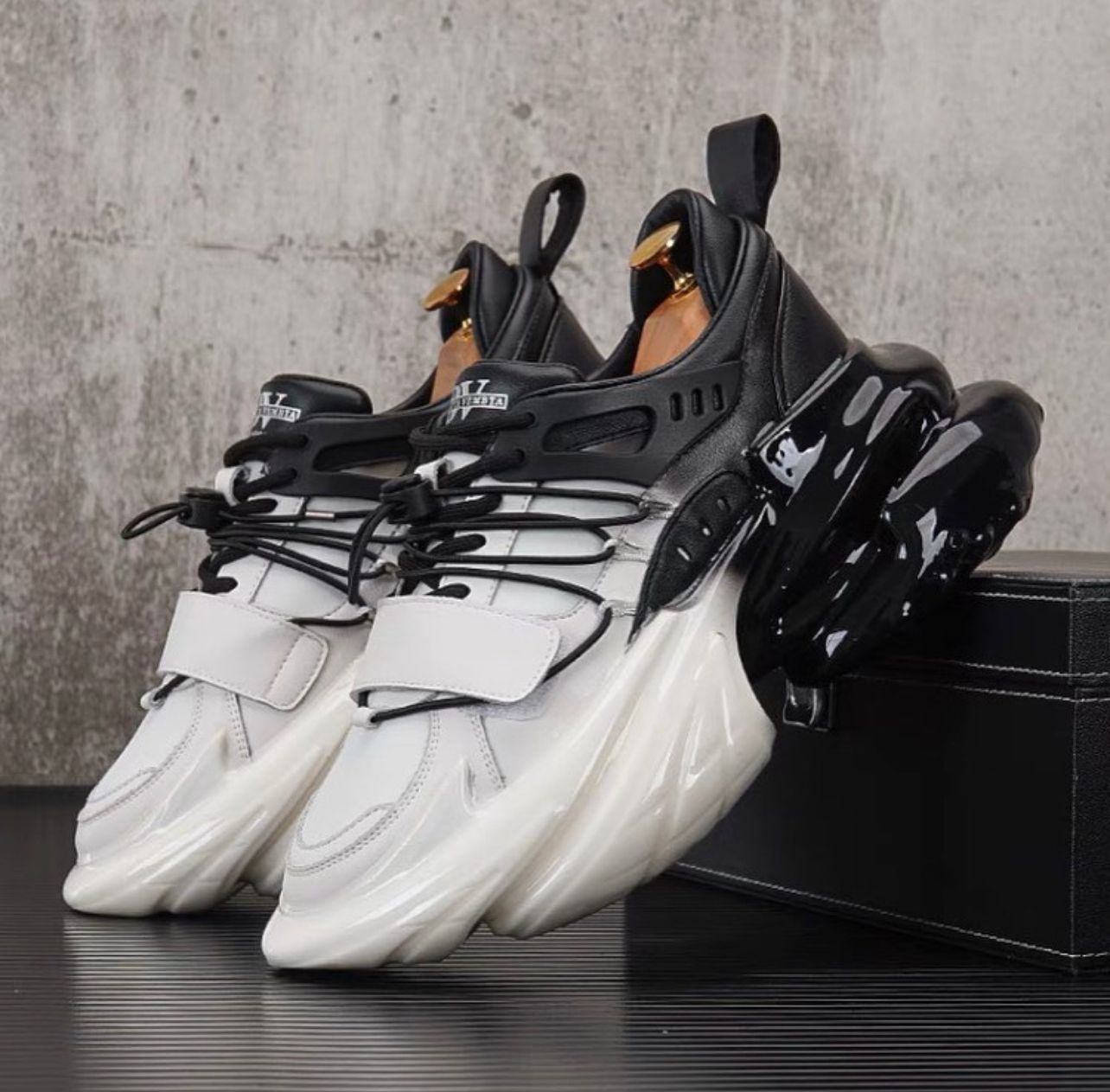 Glossy Sole Sneakers